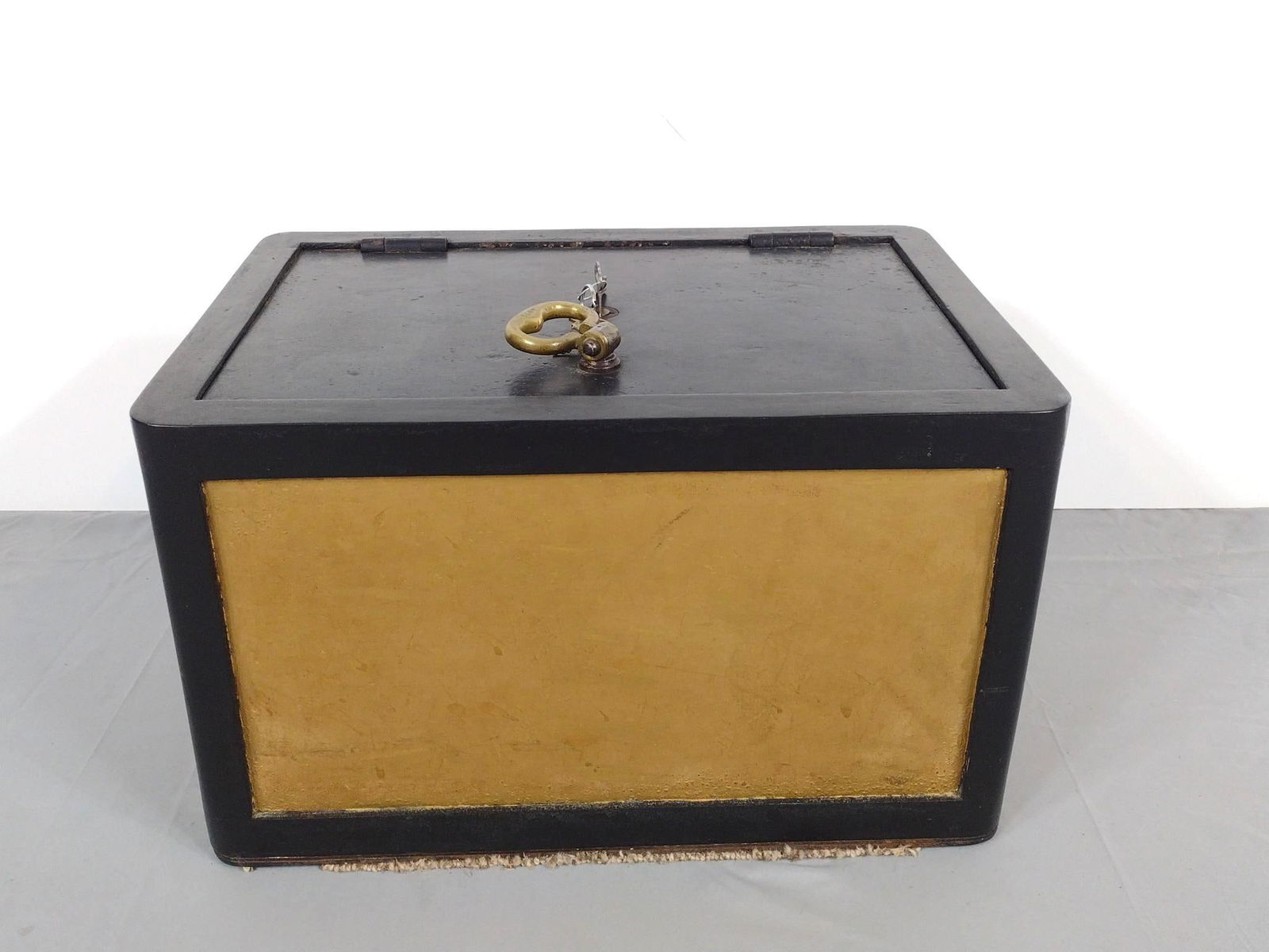 Antique Floor Safe with Keys (1 of 5)