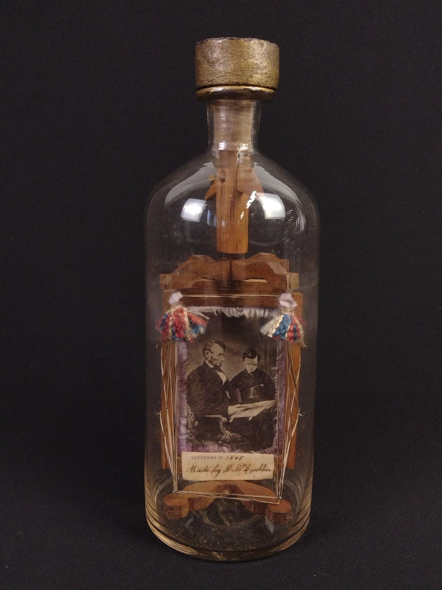 Double Sided Abe Lincoln Print on Silk in Bottle (1 of 5)