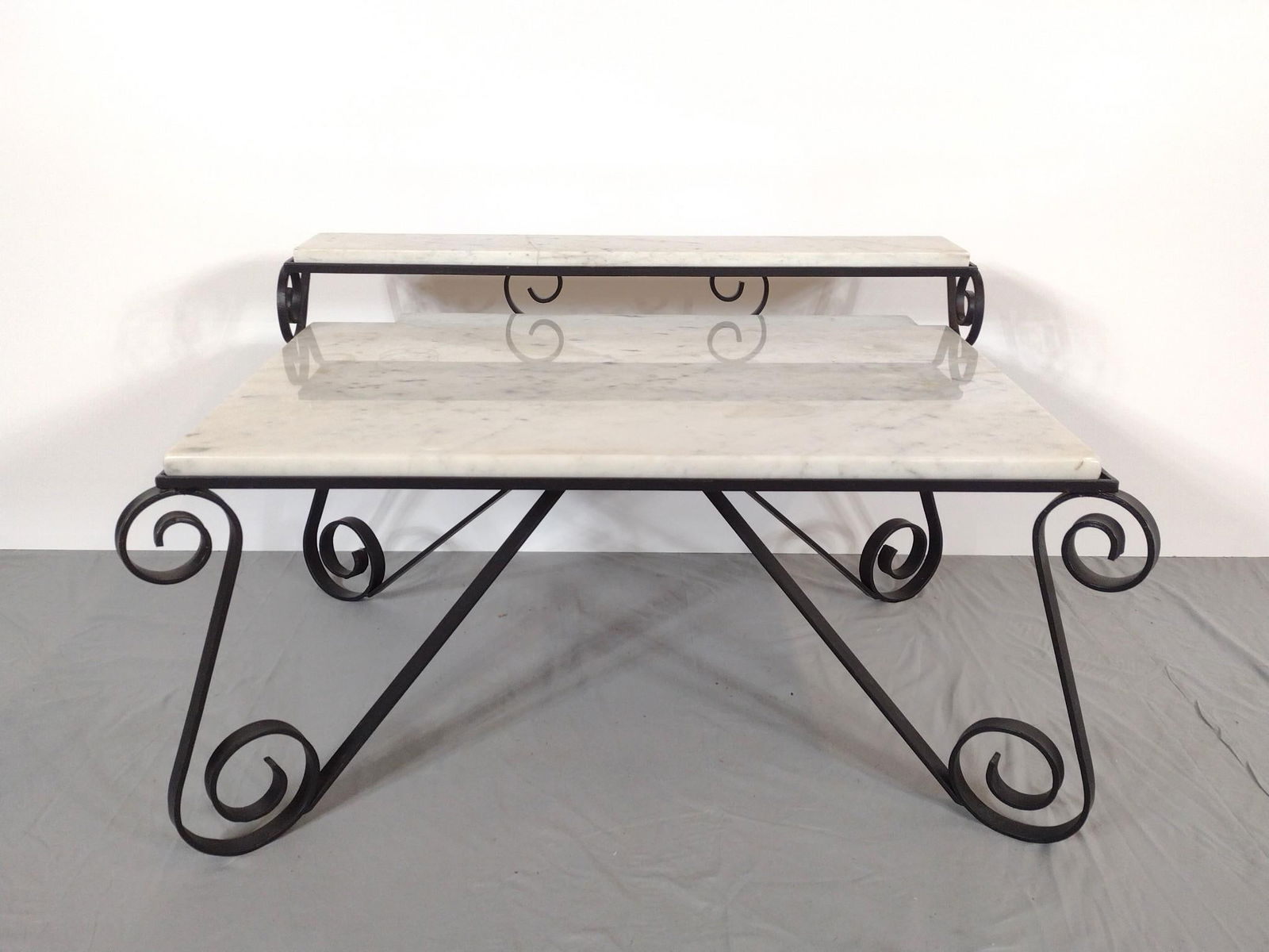 Two Tier Marble Top Coffee Table (1 of 4)