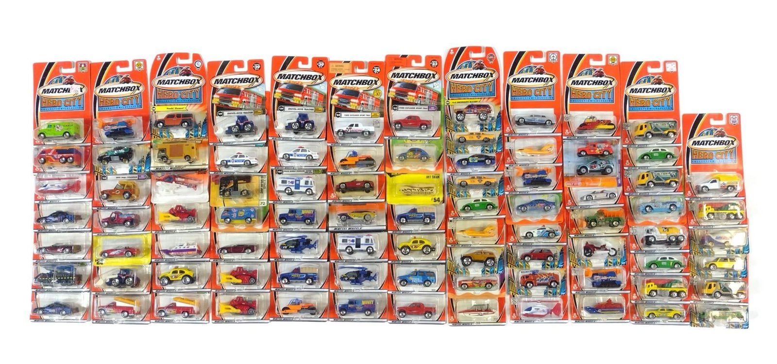 87 Matchbox Cars incl Hero City (1 of 4)