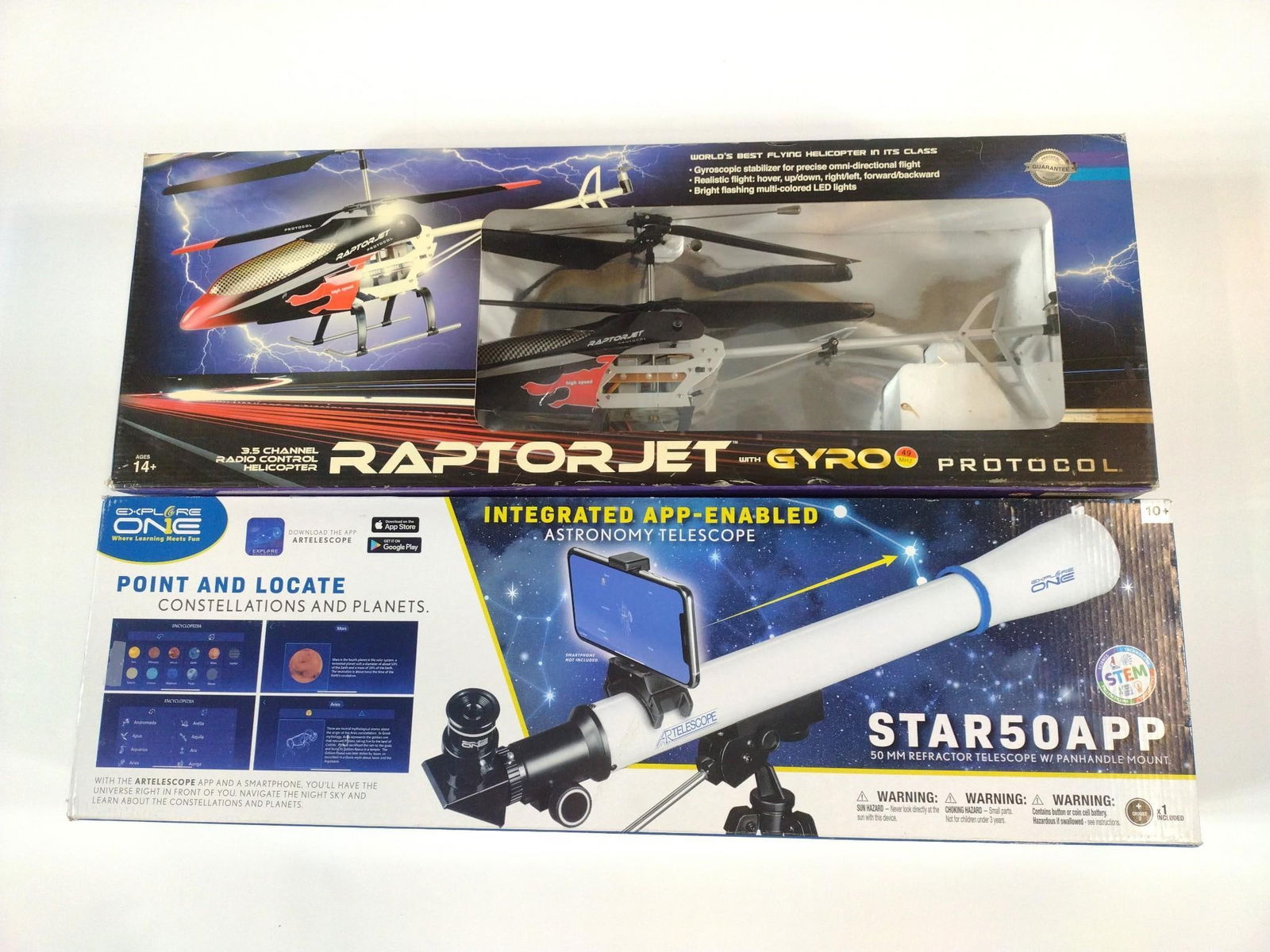 Raptor Jet and Telescope with Handle Mount (1 of 3)