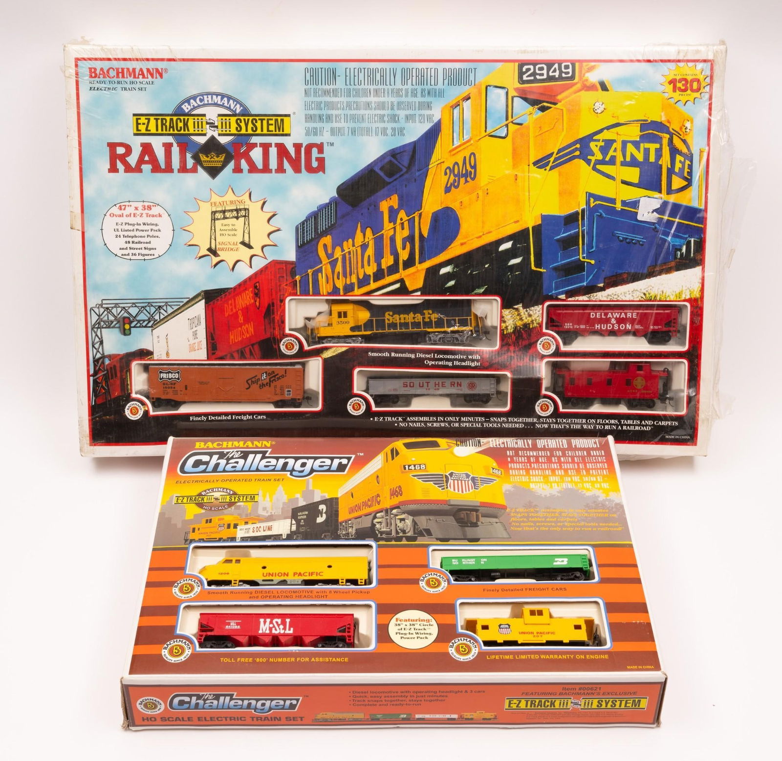 2 Bachmann Train Sets incl Rail King EZ Track System (1 of 3)