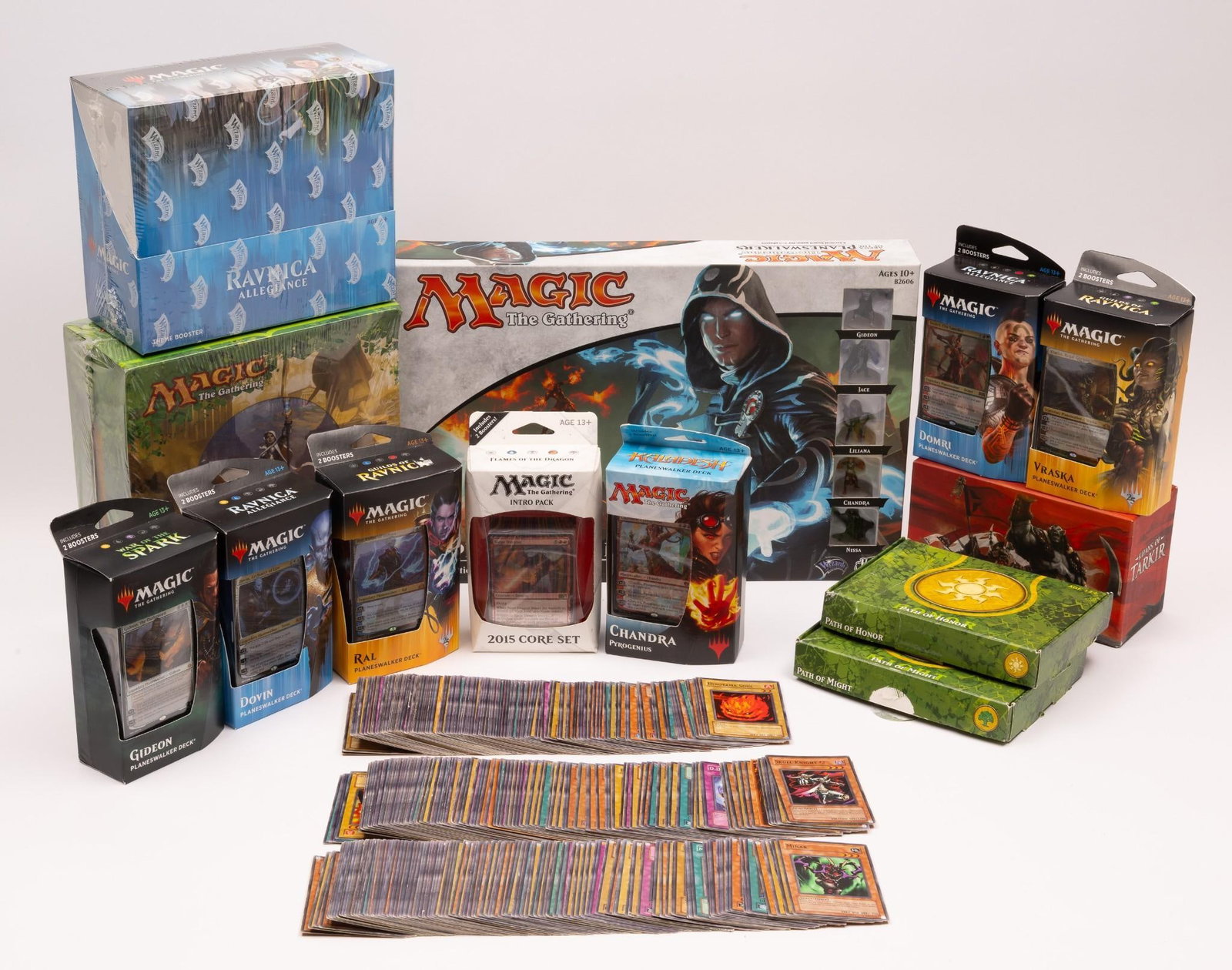 Large Grouping of Magic The Gathering Trading / Game Cards: 9 packs are factory sealed.