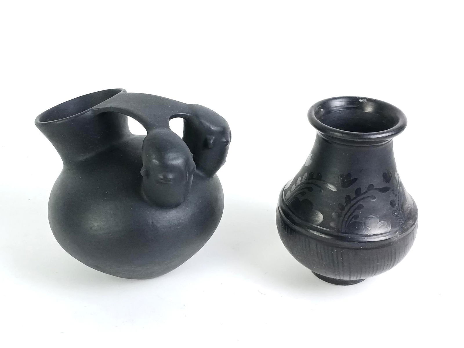 2 Pcs Blackware Pottery incl Hungarian (1 of 5)