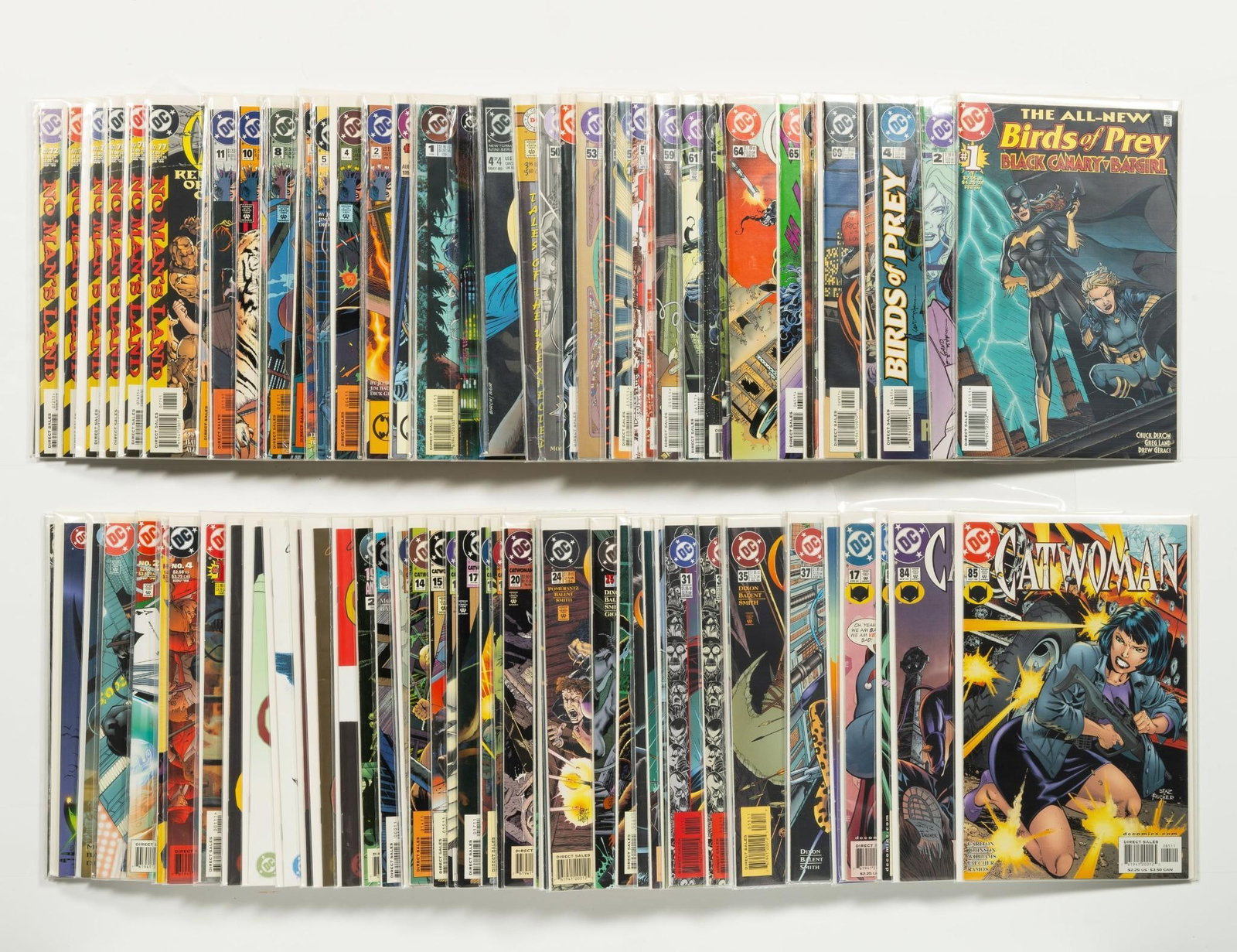 Approx. 100 Catwoman Comics: Approx. 100 Catwoman comics. DC. Includes the Tim Sale mini series; the original mini series, #1s; and others. Average condition VF.