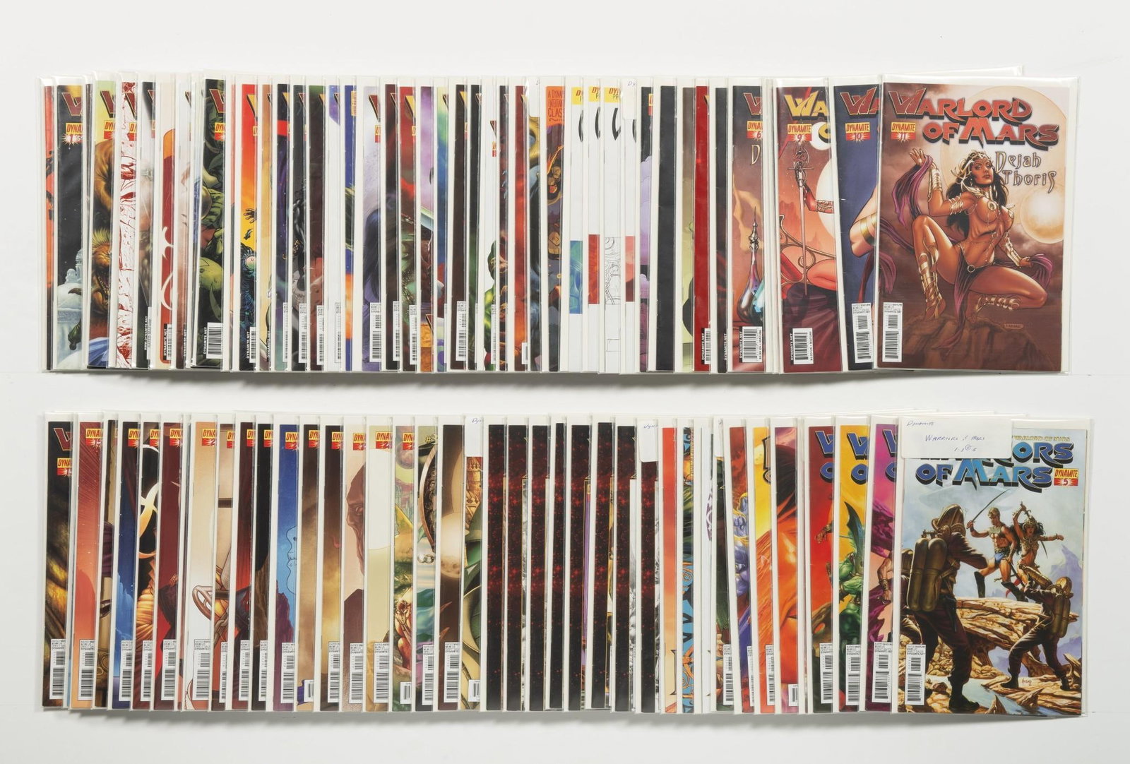 Approx. 75 Dejah Toris Comics: Approx 75 Dejah Toris comics. Dynamite publisher. Various mini series and #1s. Average condition VF+.