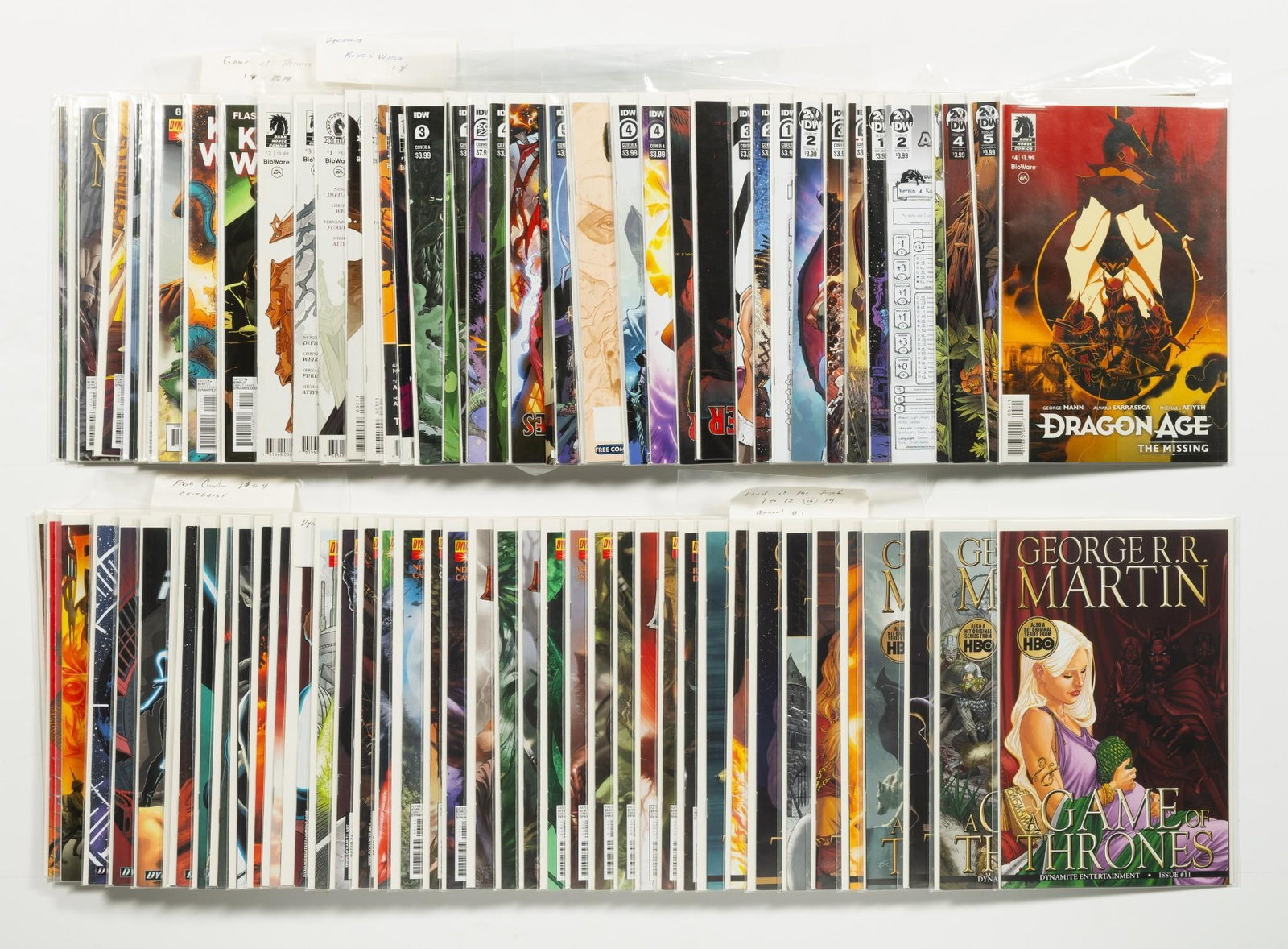 Approx. 75 Gaming and Fantasy Comics: Approx. 75 gaming and fantasy comics. Includes Ravenloft and Game of Thrones (including #1); Buck Rogers; Flash Gordon; and others. Average condition VF.