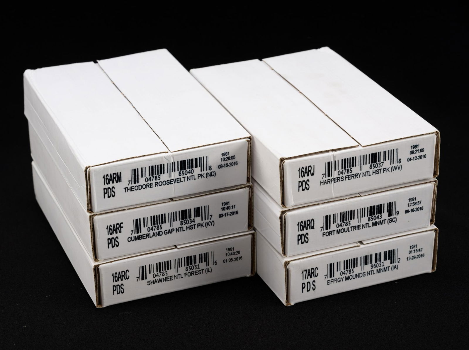 Six Sealed Mint Boxes America The Beautiful Quarter Rolls (1 of 2)