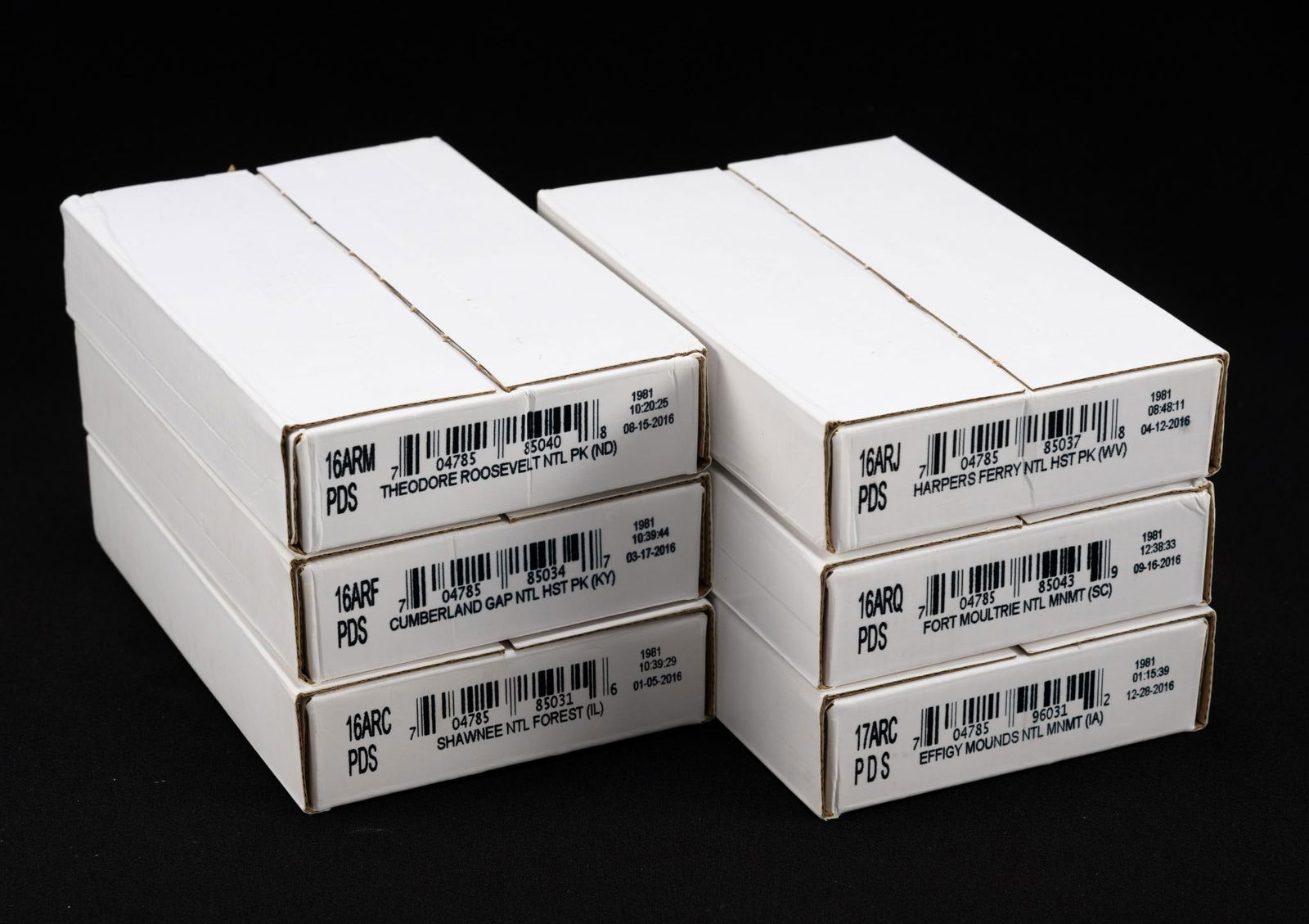 Six Sealed Mint Boxes America The Beautiful Quarter Rolls (1 of 2)