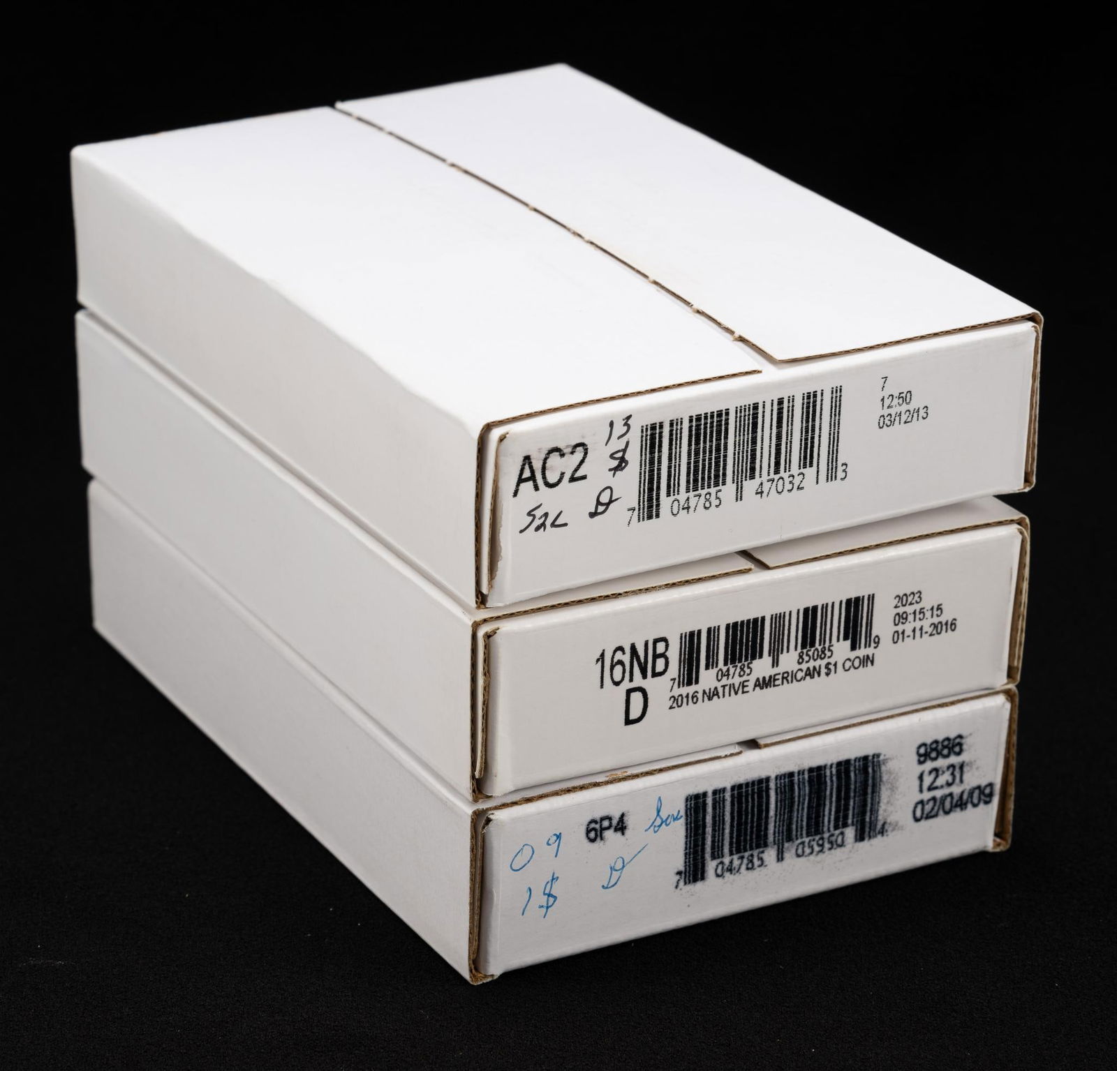 Three Rolls Native American and Sacagawea Golden Dollars (1 of 2)