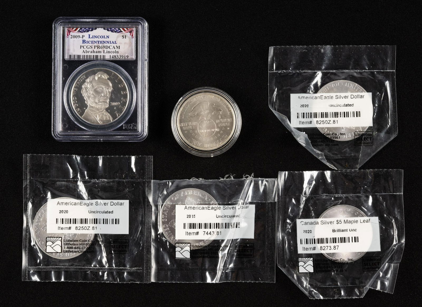 Sixteen Silver Dollars Morgan And Peace (1 of 5)