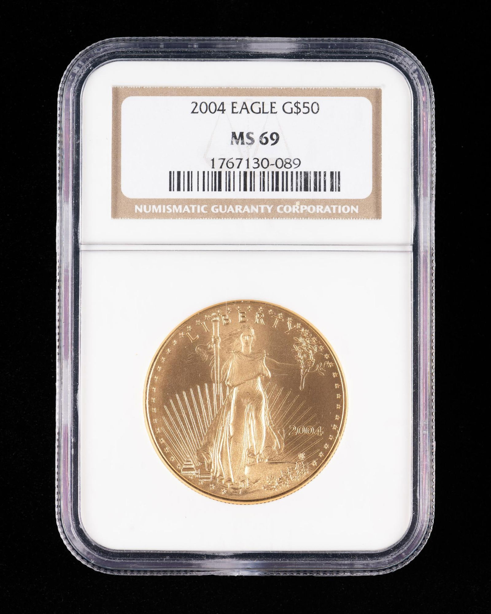 2004 MS 69 NGC Eagle Gold $50 (1 of 2)