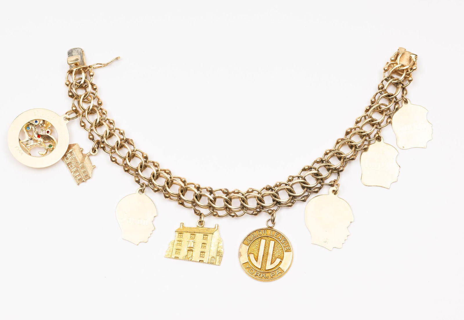 14K Gold Charm Bracelet (1 of 4)