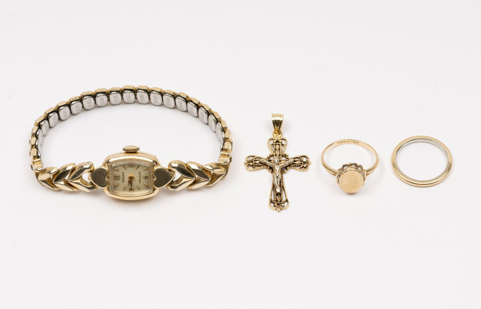 18K, 14K, 10K Gold Rings, Pendant, and Watch (1 of 7)