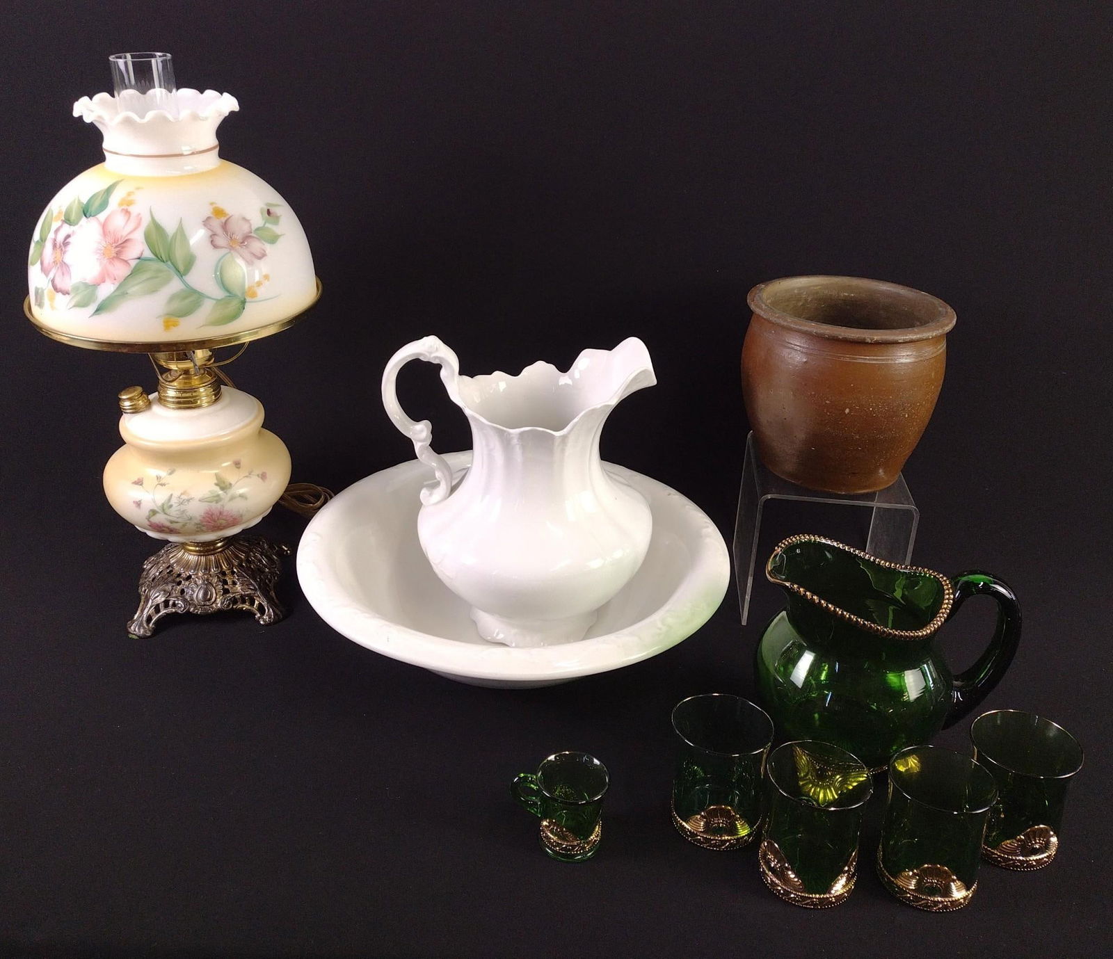 10 Pcs incl Gone With The Wind Lamp and Water Set (1 of 9)
