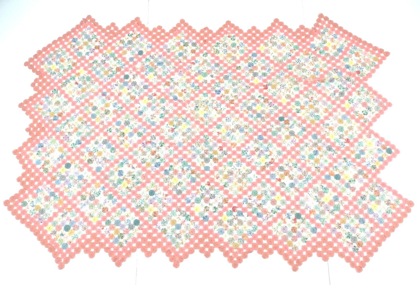 Vintage Yo-Yo Quilt (1 of 5)