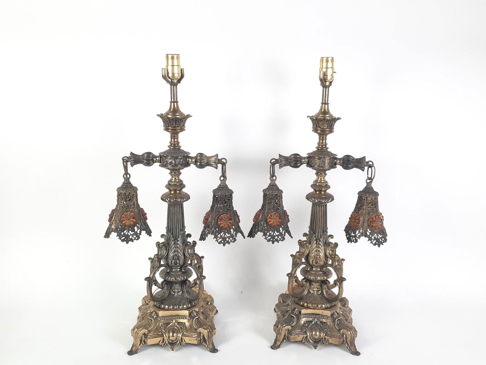 Pr. Mid-Century Loevsky Style Table Lamps (1 of 3)