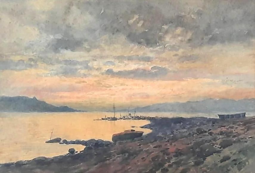 Luigi Paolillo Shoreline Watercolor (1 of 3)