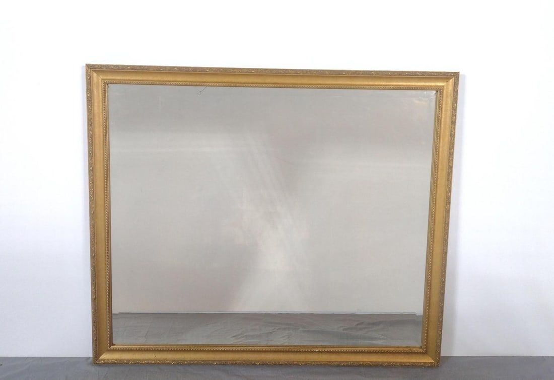 Vintage Gilt Mirror with Beveled Glass (1 of 2)