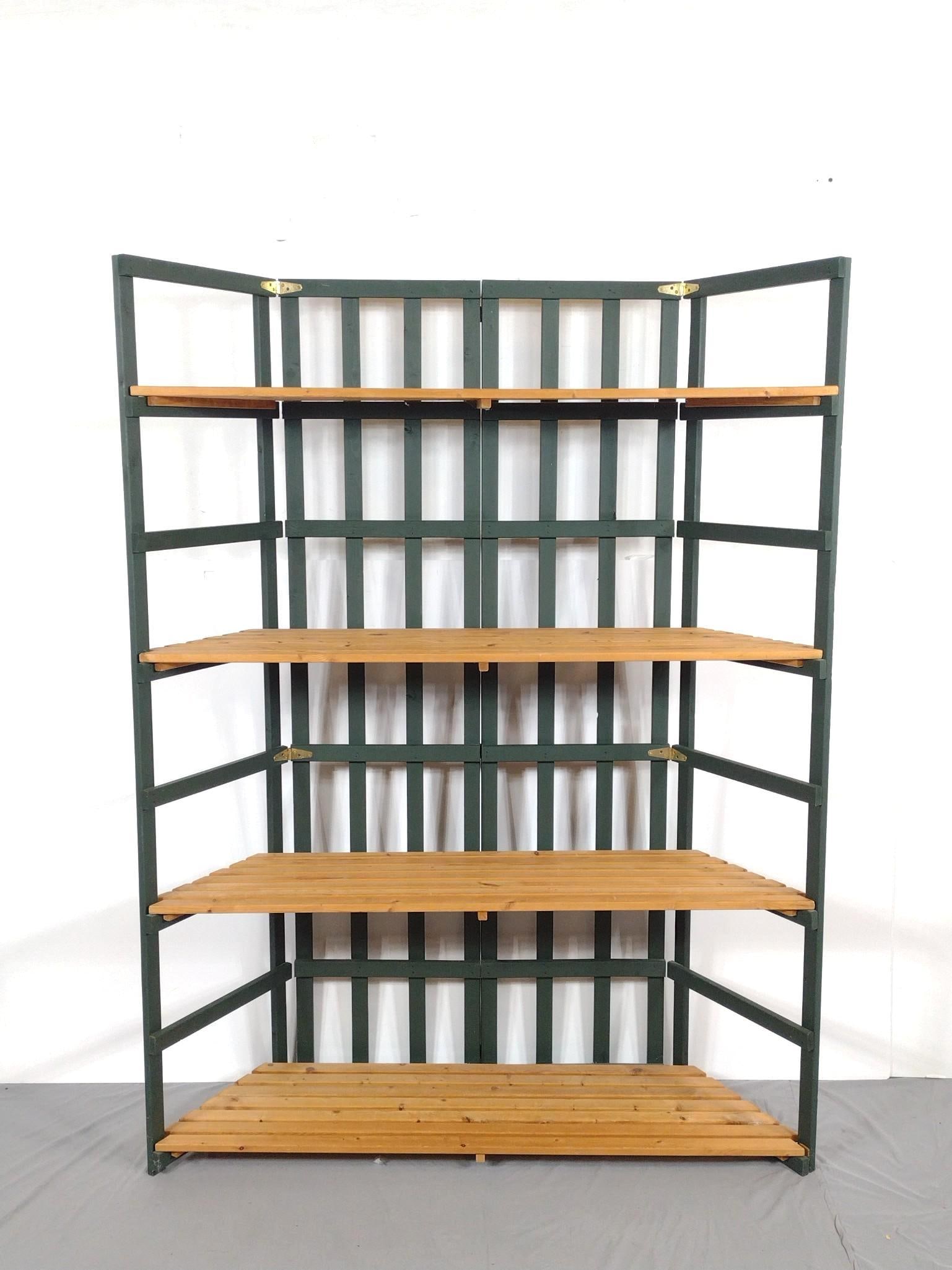 Knock Down Shelf: NOT ELIGIBLE FOR IN-HOUSE SHIPPING. 54" wide X 15-1/2" deep X 72" high.
