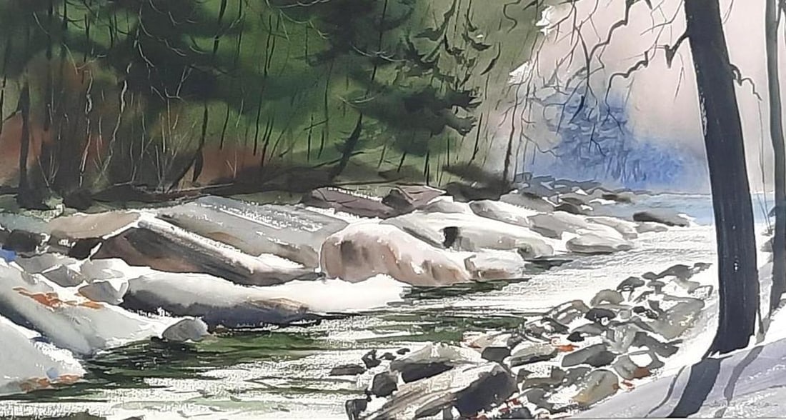 James Feriola Framed Watercolor (1 of 3)