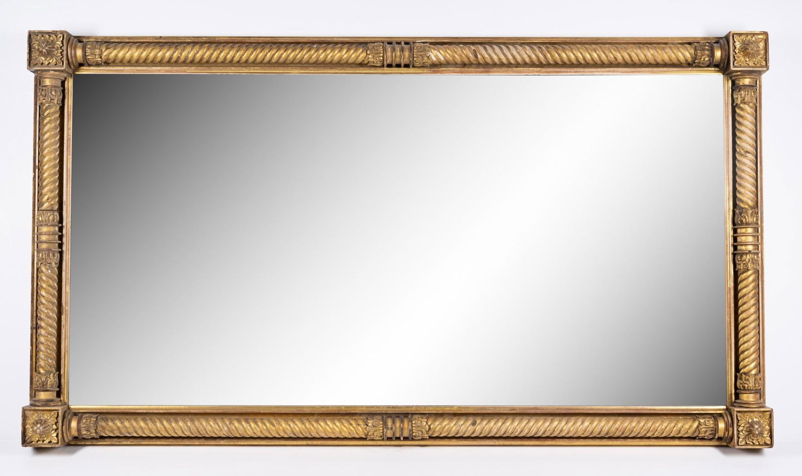 Large Antique Gilded Mirror (1 of 3)