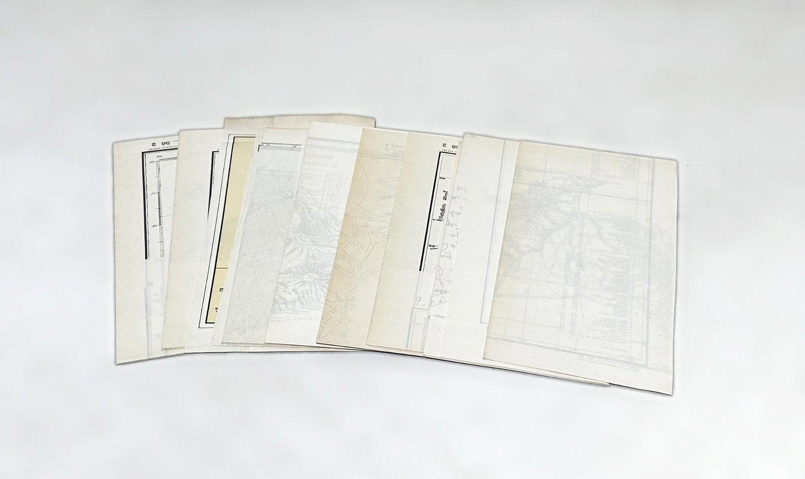 9 Early Maps of Alaska & Hawaii: Includes 1880s and 1890s maps of Hawaii, Honolulu, Alaska, and the various Hawaiian islands. Condition: Overall good with creases due to be folded for storage. Publisher is mainly by the governmental 