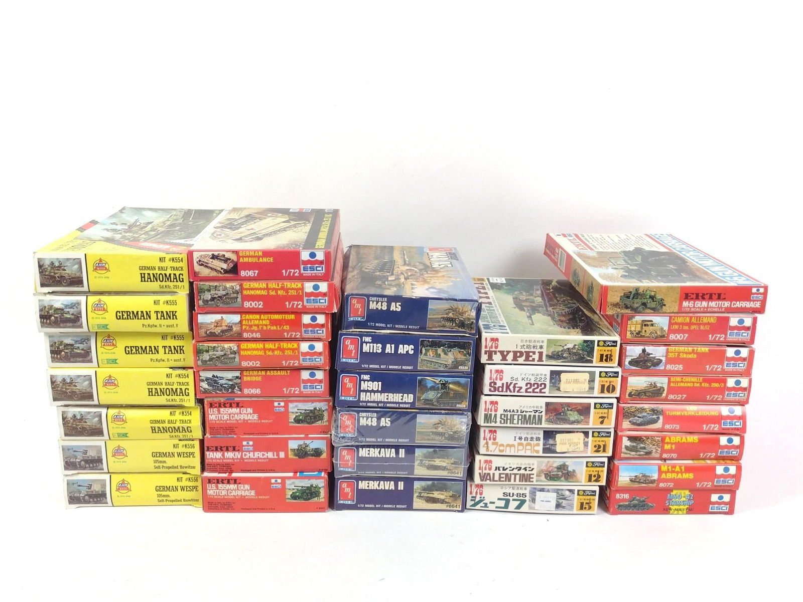 35 Military Models incl Fujimi and ESCI (1 of 4)