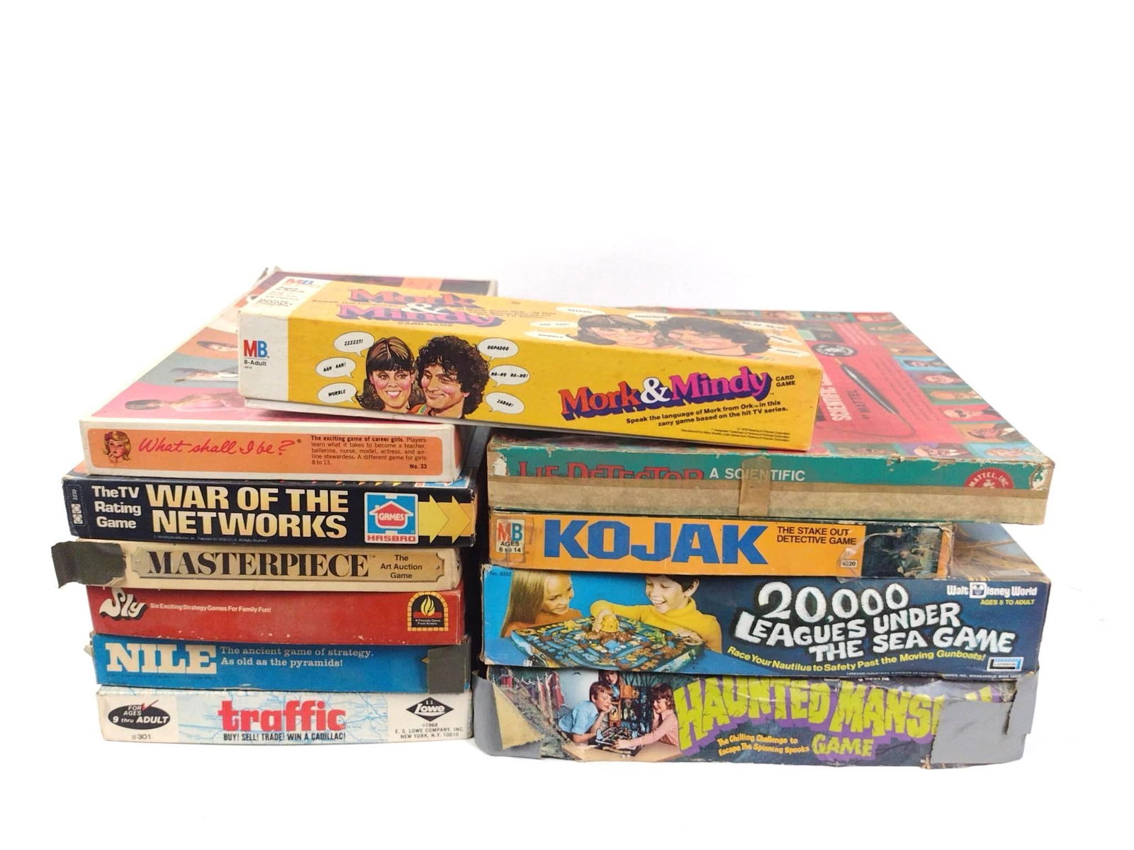 11 Vintage Board Games incl Mork and Mindy (1 of 5)