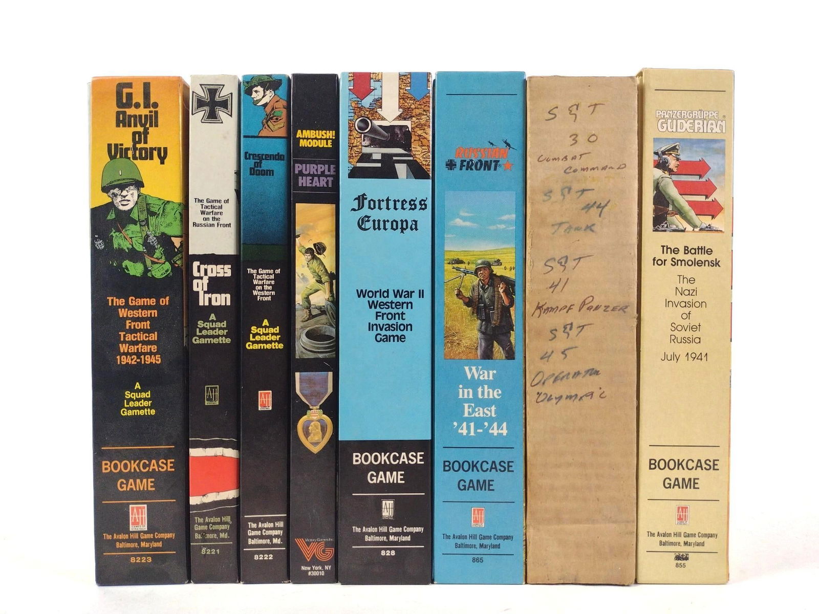 8 Military Strategy / Tactic Bookcase Board Games (1 of 5)