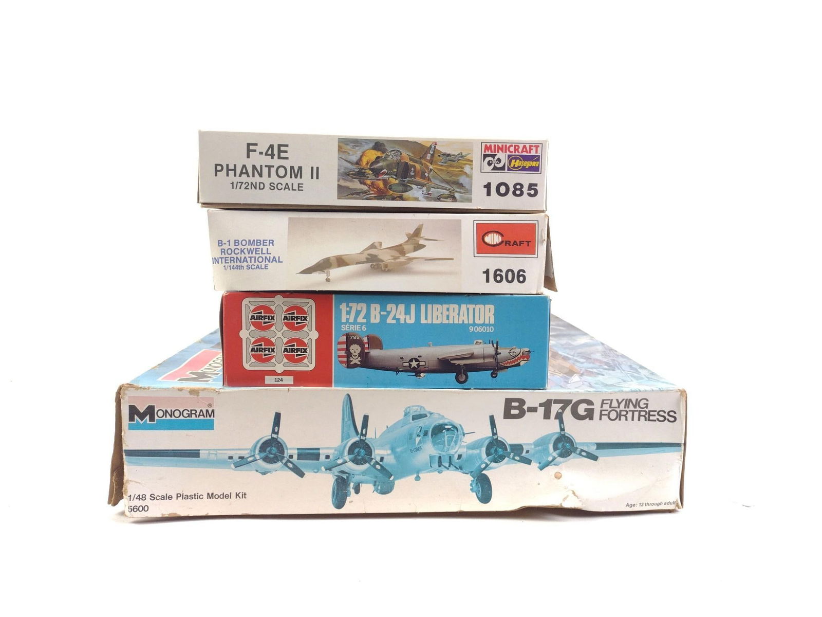 4 Military Aircraft Models incl Monogram (1 of 3)