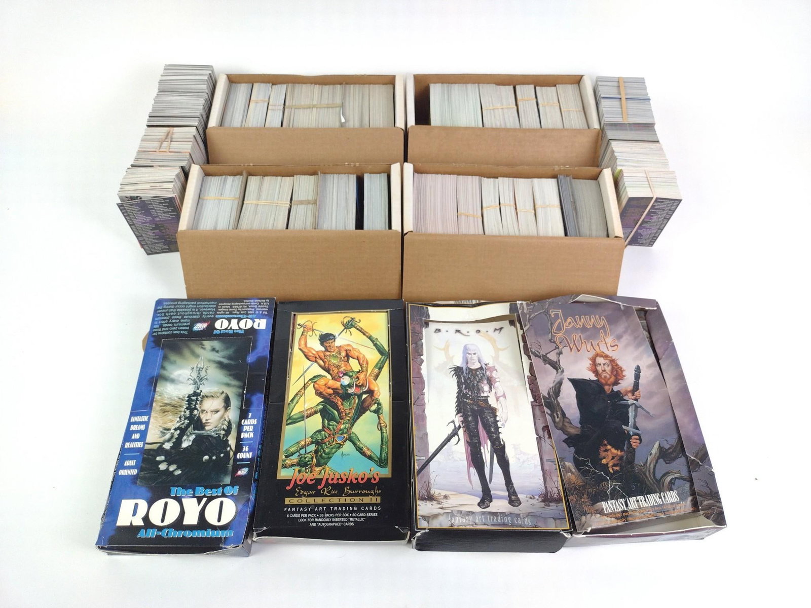 Grouping Fantasy Trading Cards incl Bradley Shaw: Also includes Clyde Callwell, Brom, and more.