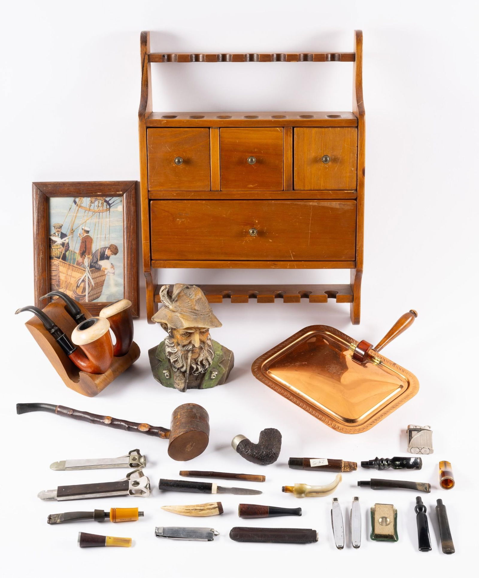 28 Pcs Smoking Pipes, Accessories and Collectibles (1 of 8)