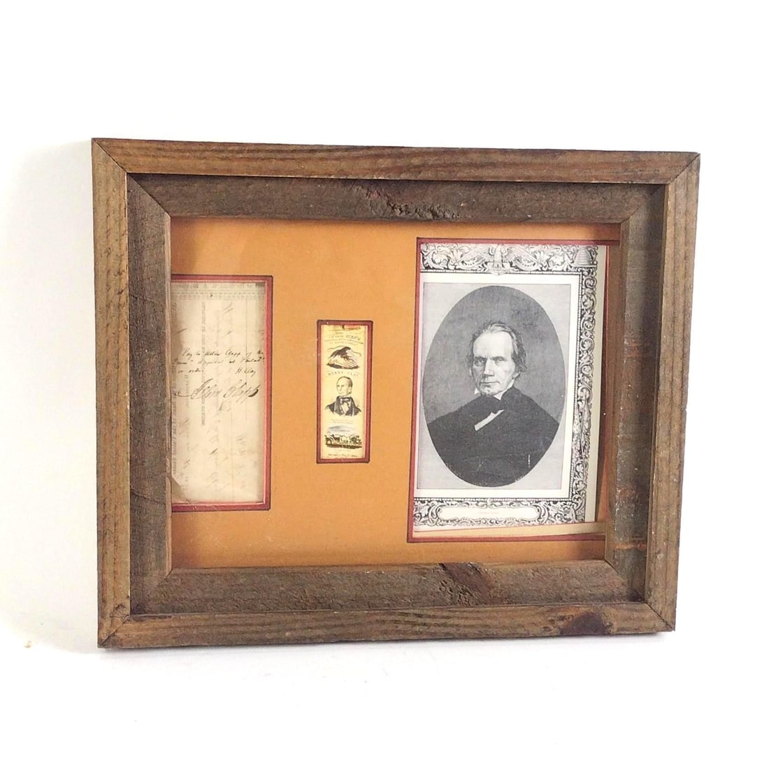 Signed Henry Clay Bank Note & Memorabilia (1 of 3)