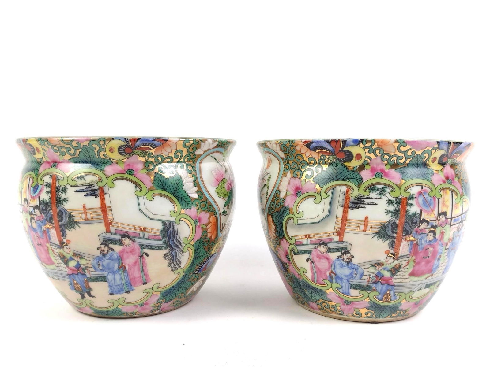 2 5-1/2" Asian Planters (1 of 6)
