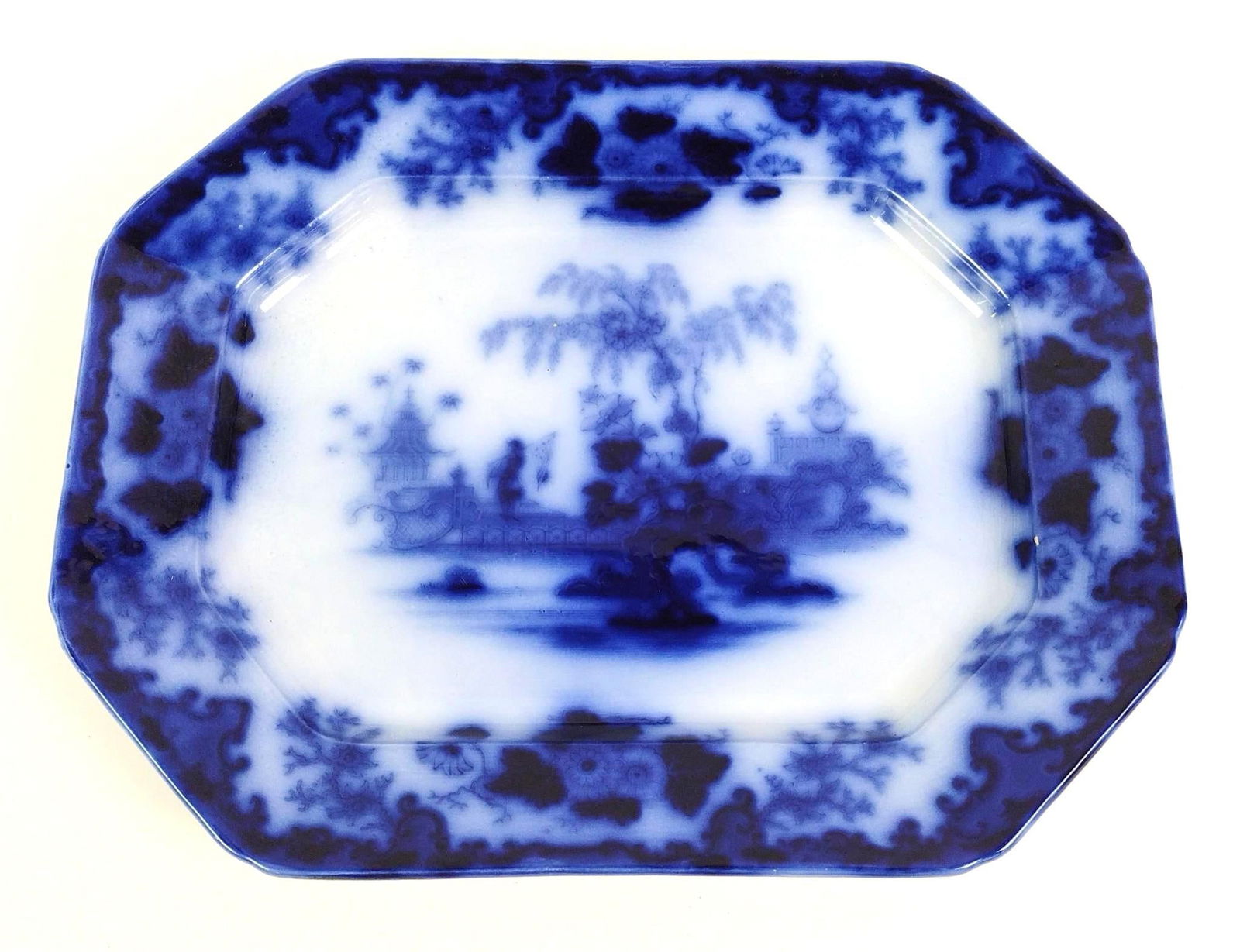 Flow Blue Platter (1 of 3)