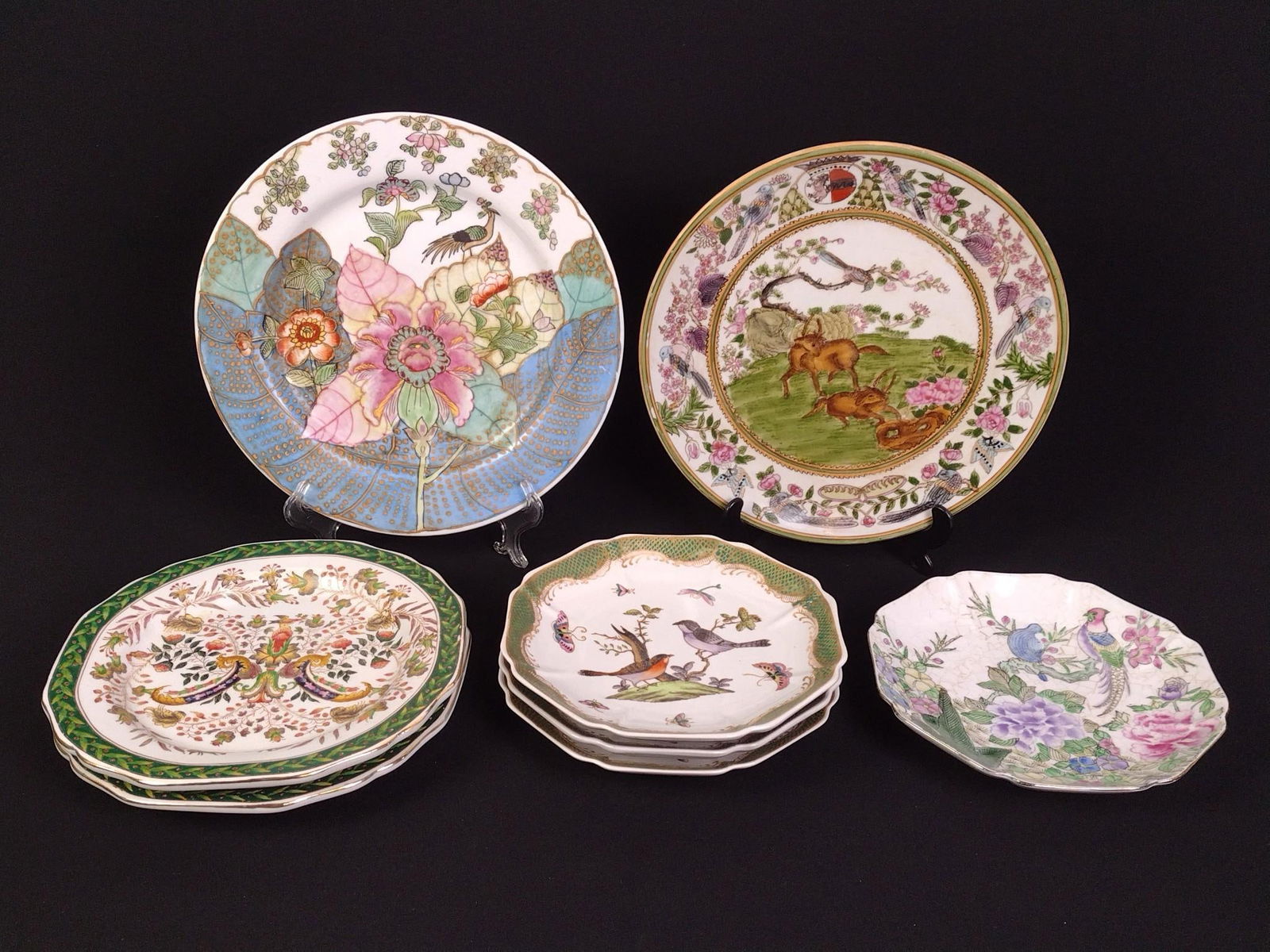 8 Asian Style Plates (1 of 10)