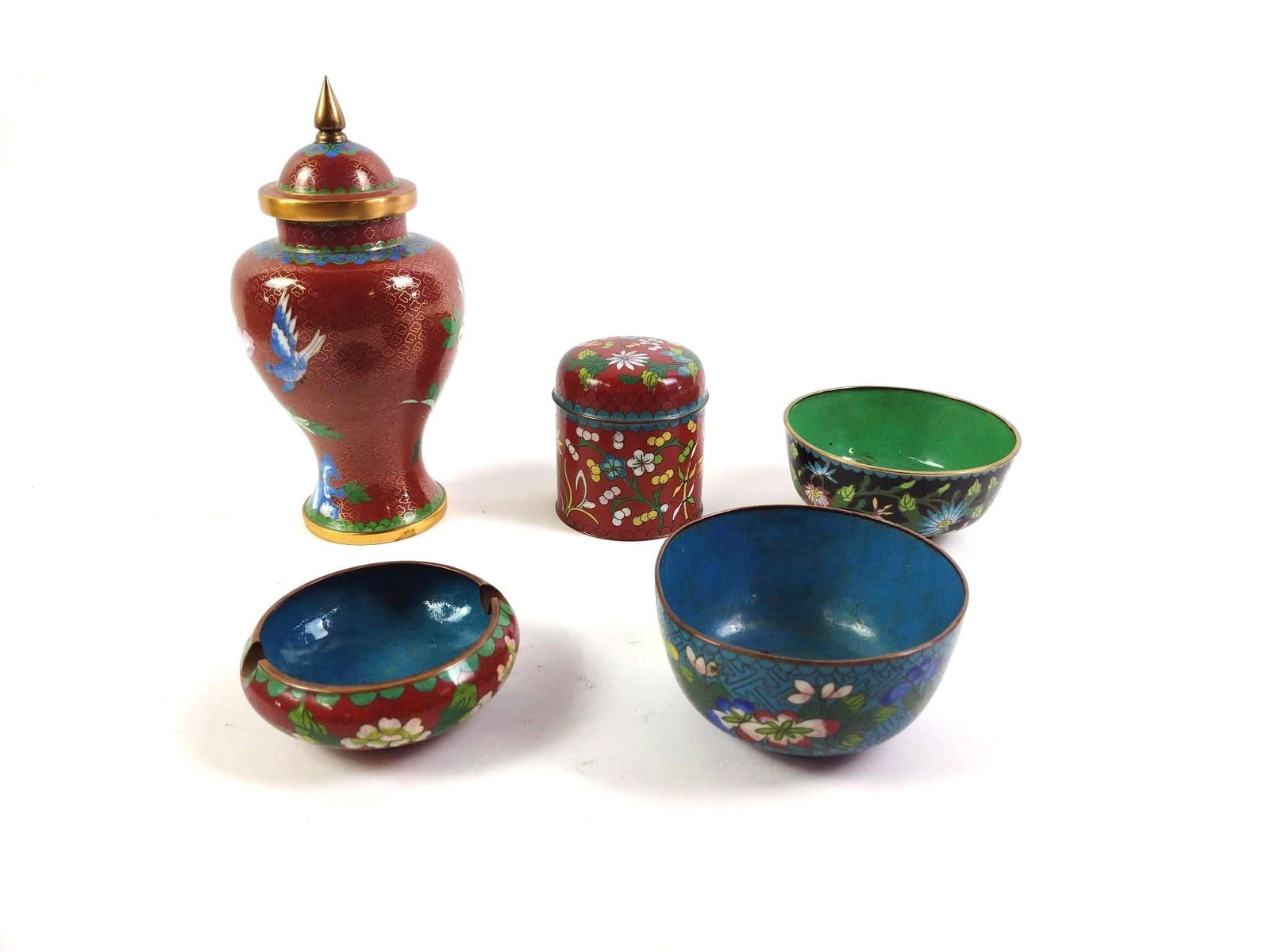 5 Pcs Cloisonne (1 of 14)