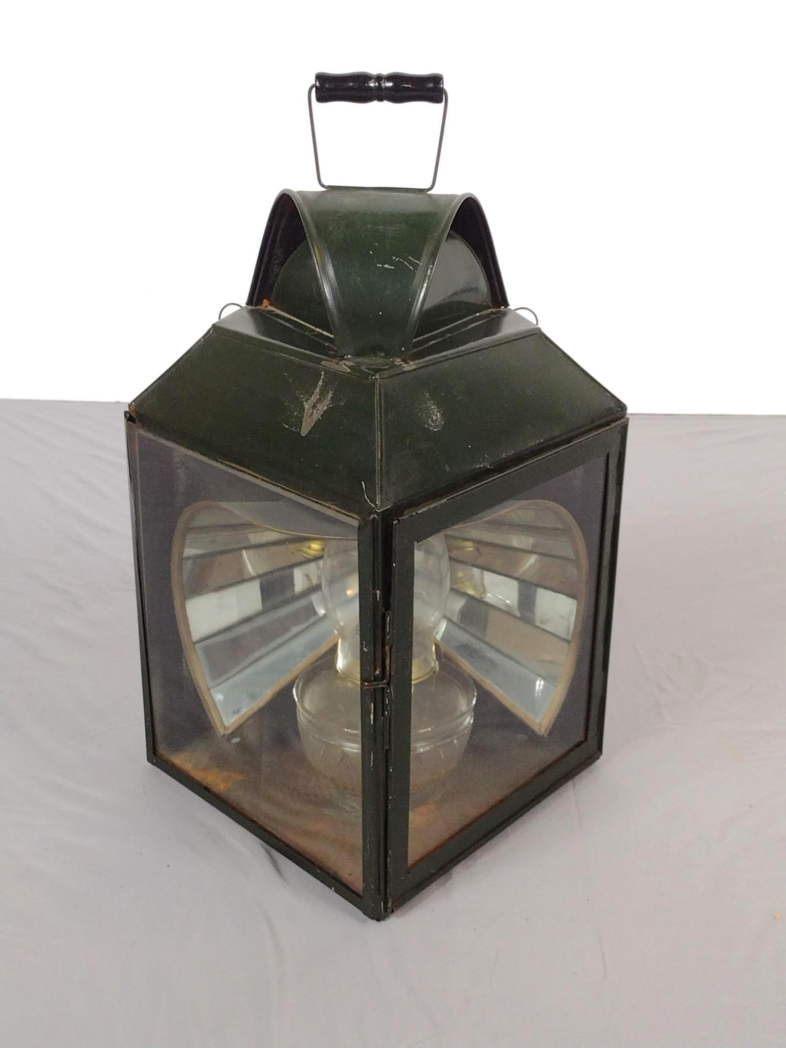 Large Antique Tin Gunning Lantern (1 of 5)
