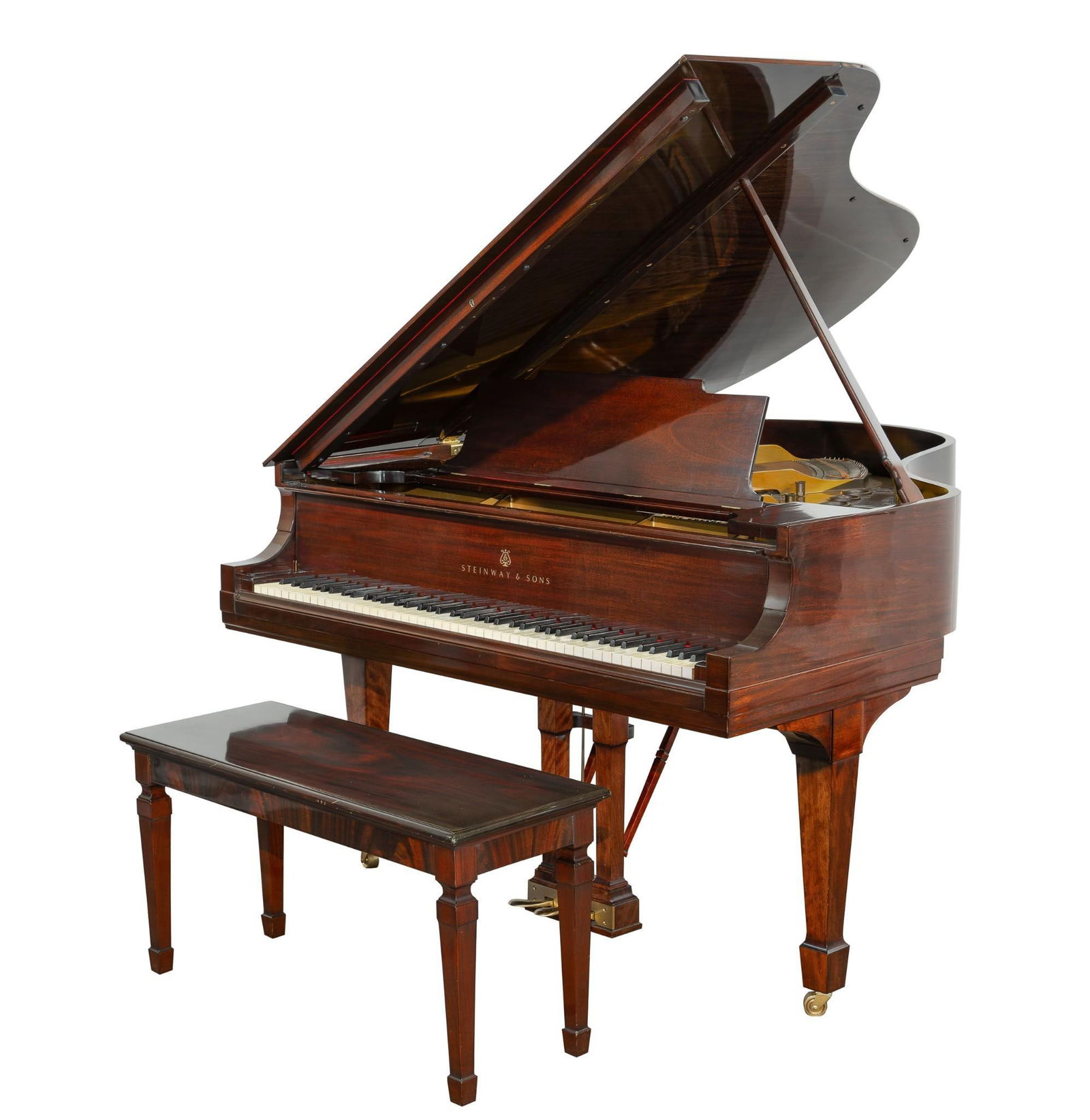 Steinway & Sons Model M Grand Piano Manufactured In 1918 (1 of 9)
