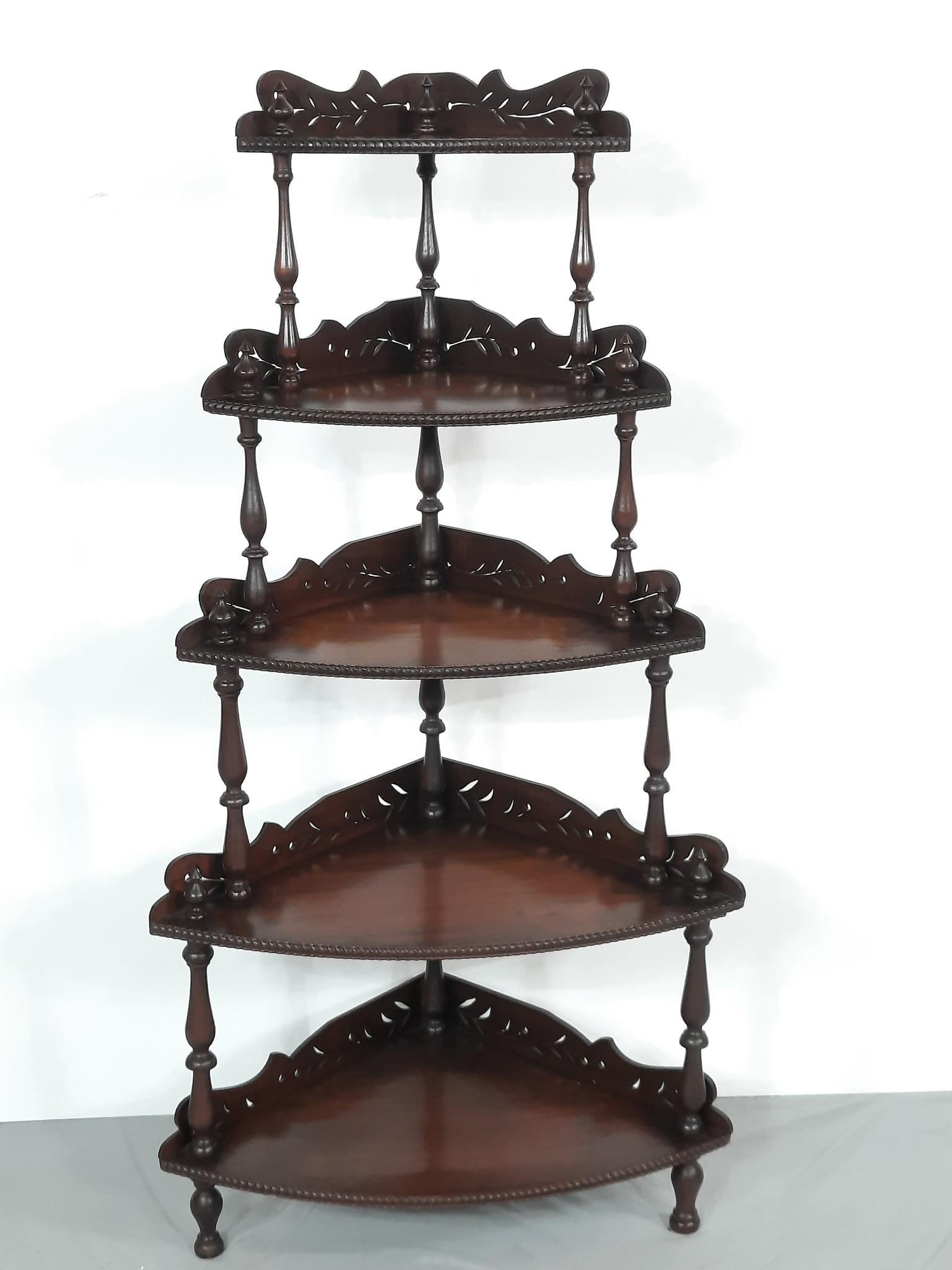 Victorian Corner Etagere (1 of 2)