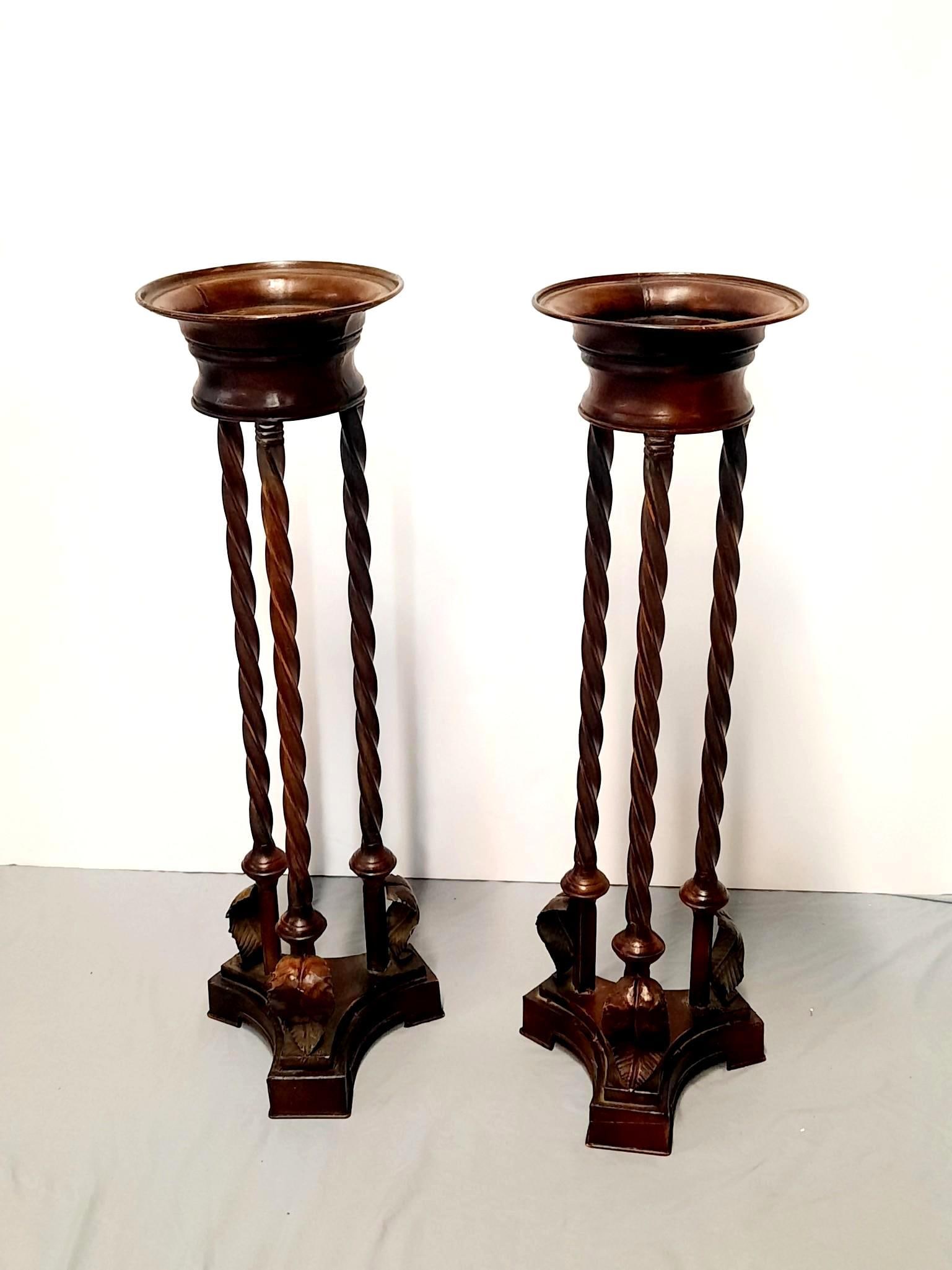 Pr Spiral Column Plant Stands (1 of 2)