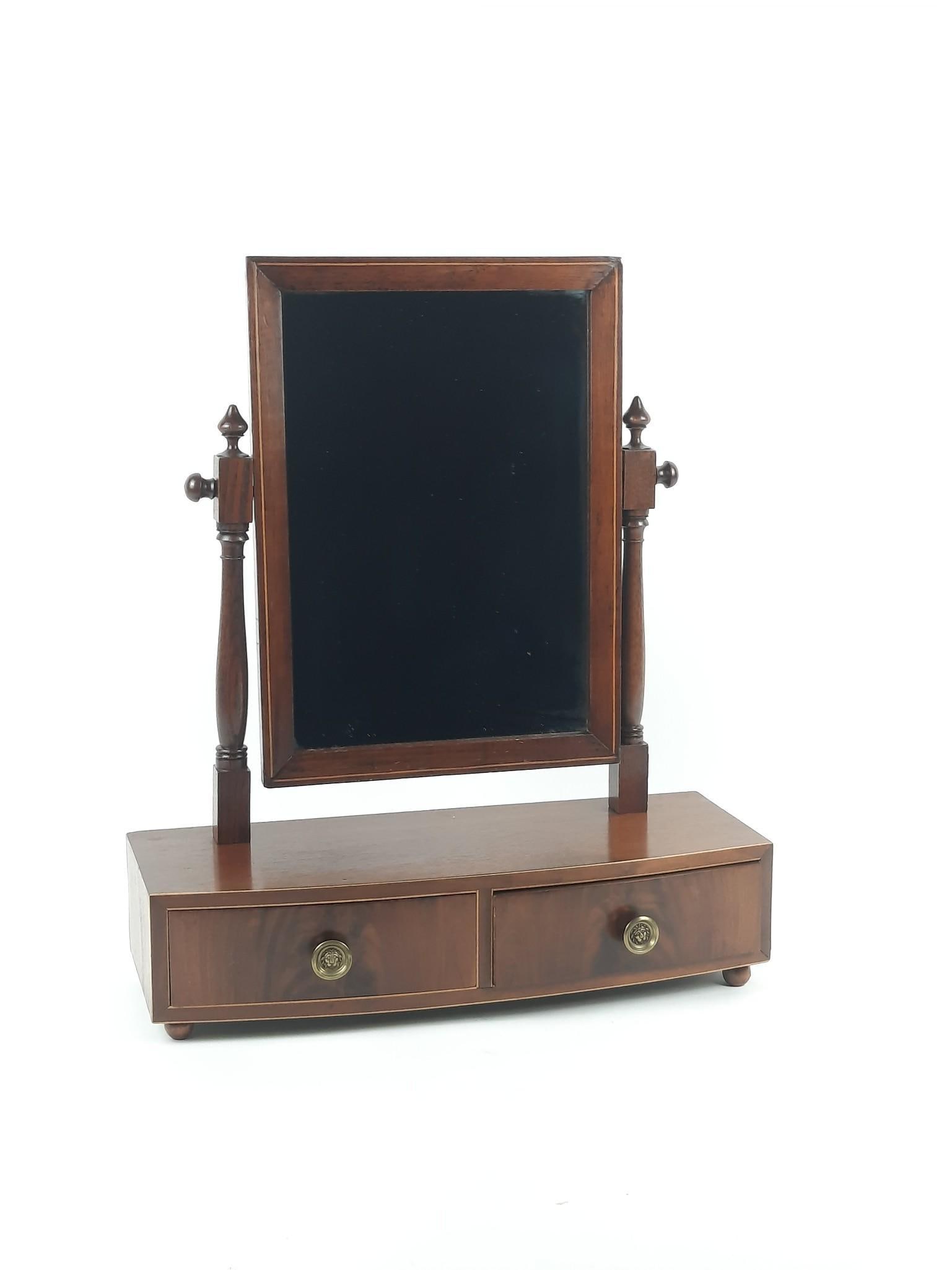 Antique Dovetailed Shaving Mirror (1 of 3)