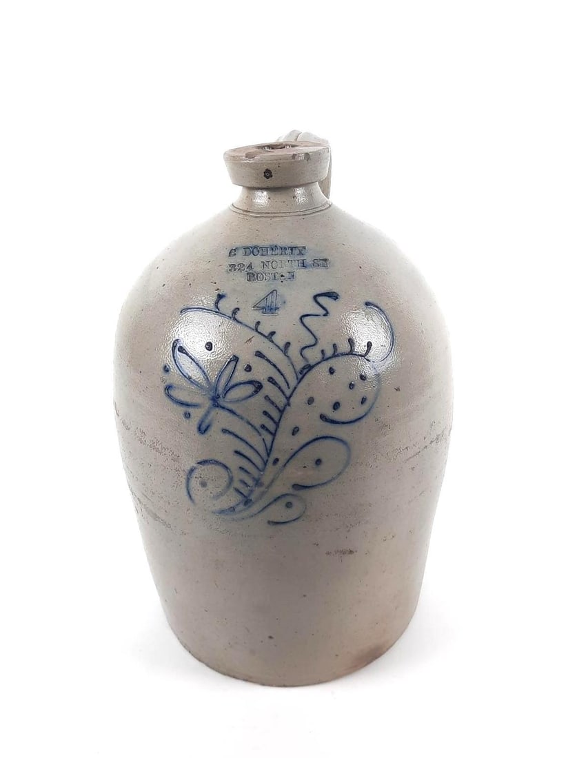 C Doherty Boston 4 Gallon Stoneware Jug (1 of 7)