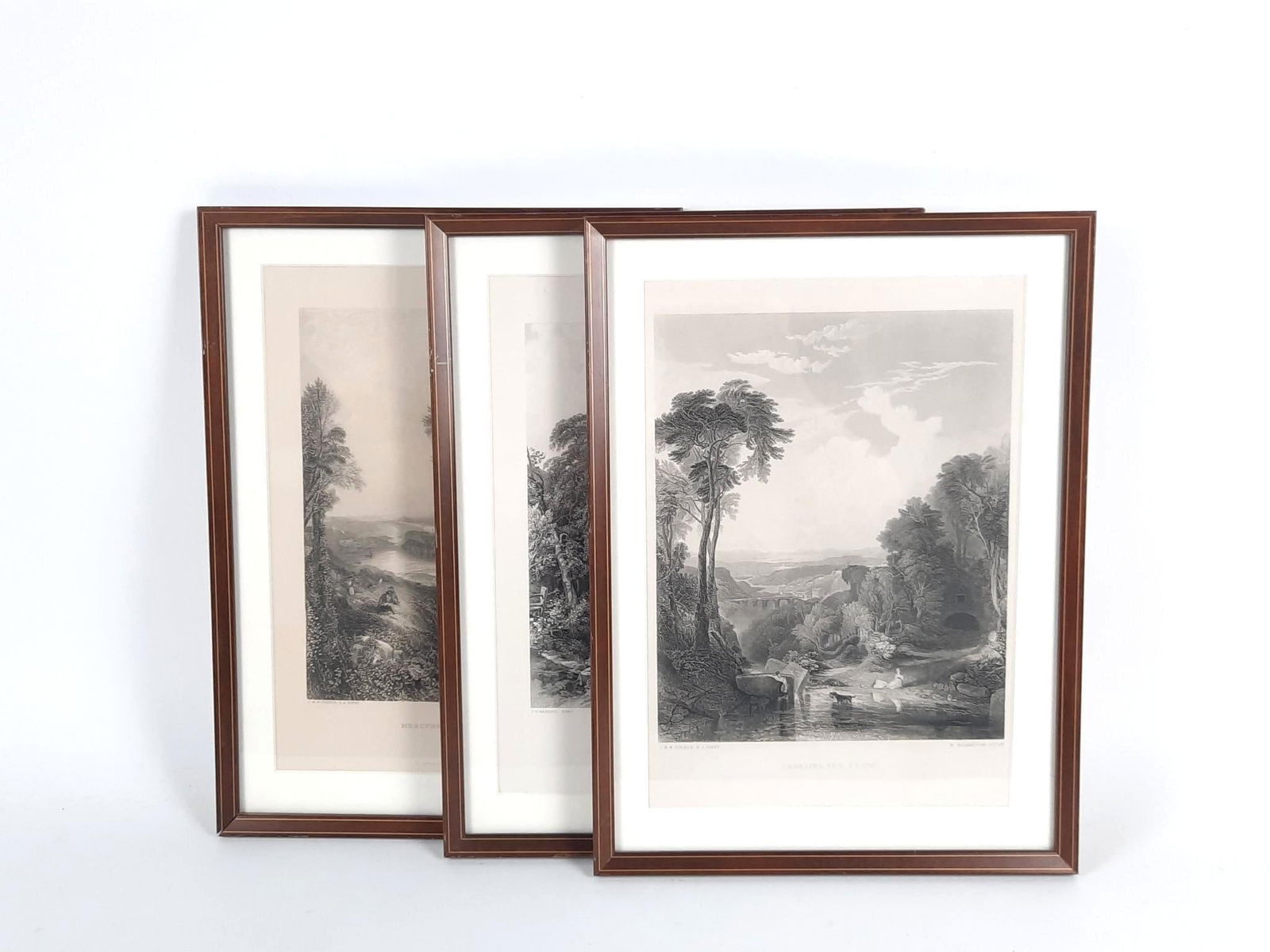 3 D. Appleton Landscape Etchings incl Turner (1 of 5)