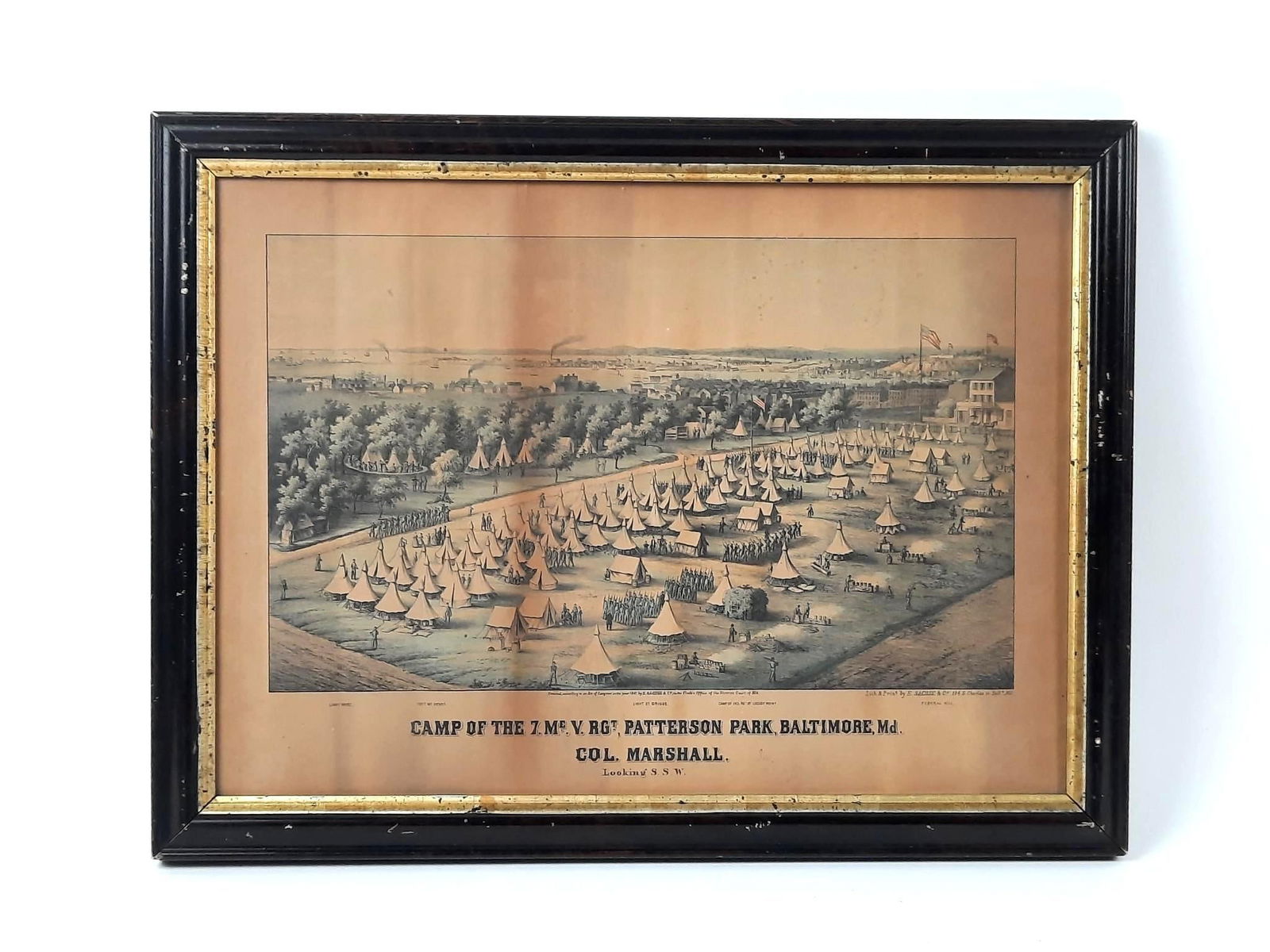 Camp of The 7 M V RG Patterson Park Baltimore, MD Print (1 of 3)