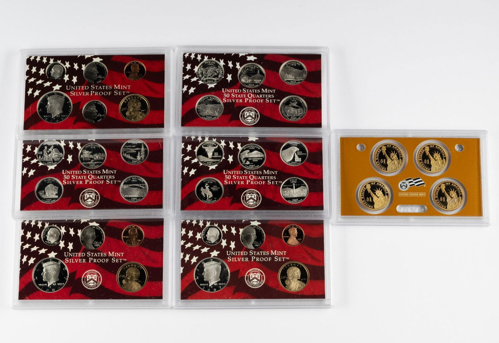 Three Silver Proof Sets (1 of 5)