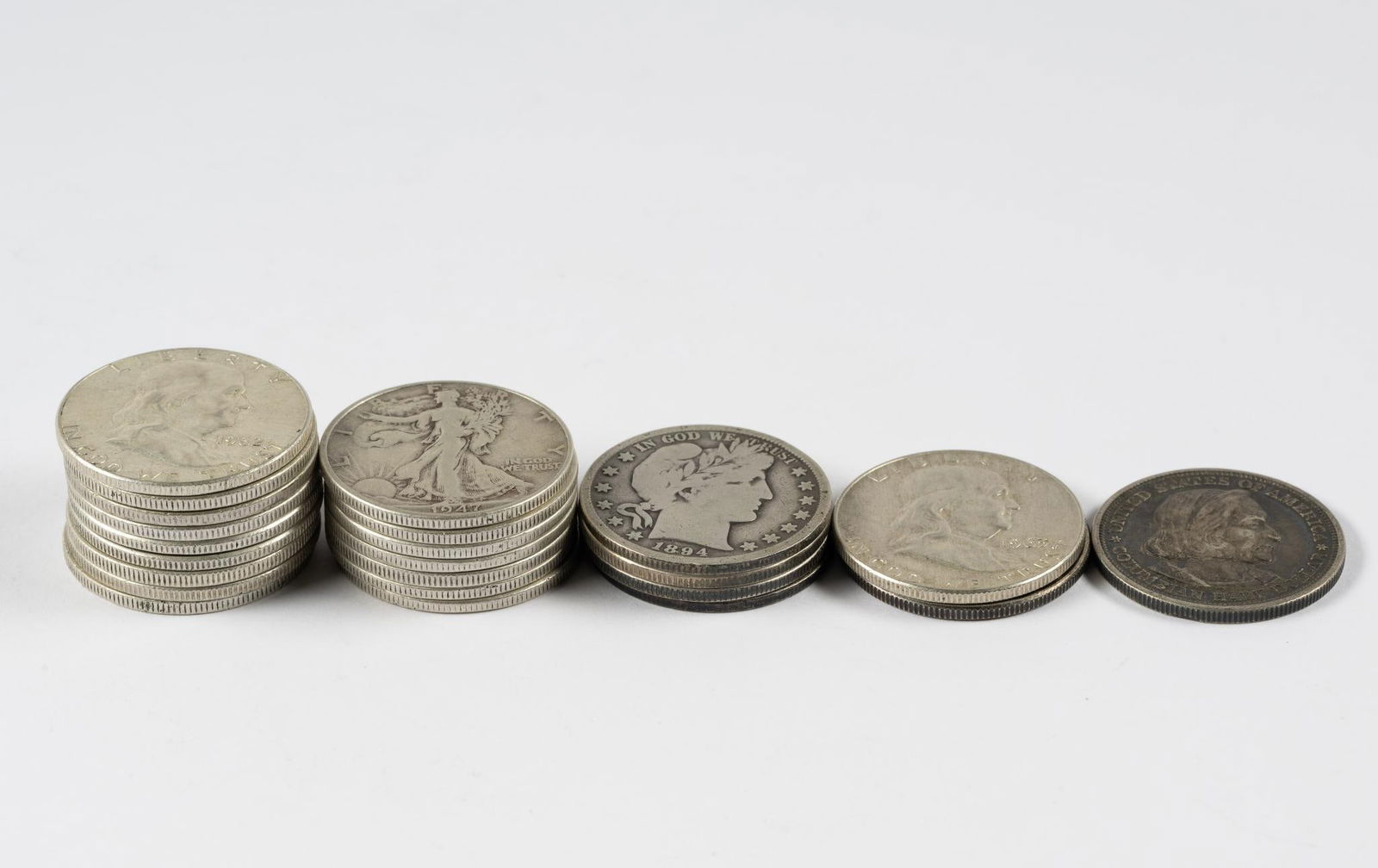 23 Silver Half Dollars (1 of 9)