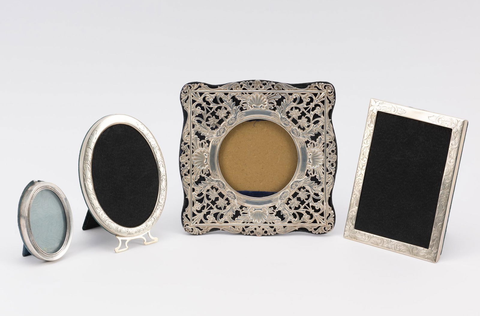 4 Antique Sterling Silver Frames Incl. Lunt (1 of 12)