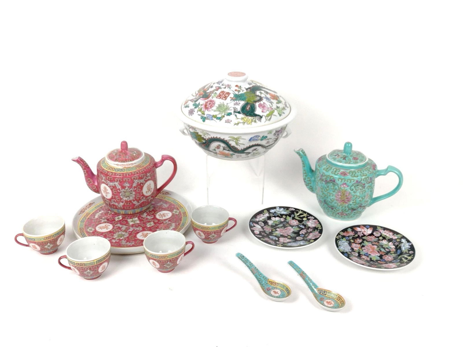 12 Asian Ceramics incl Tea Set (1 of 5)